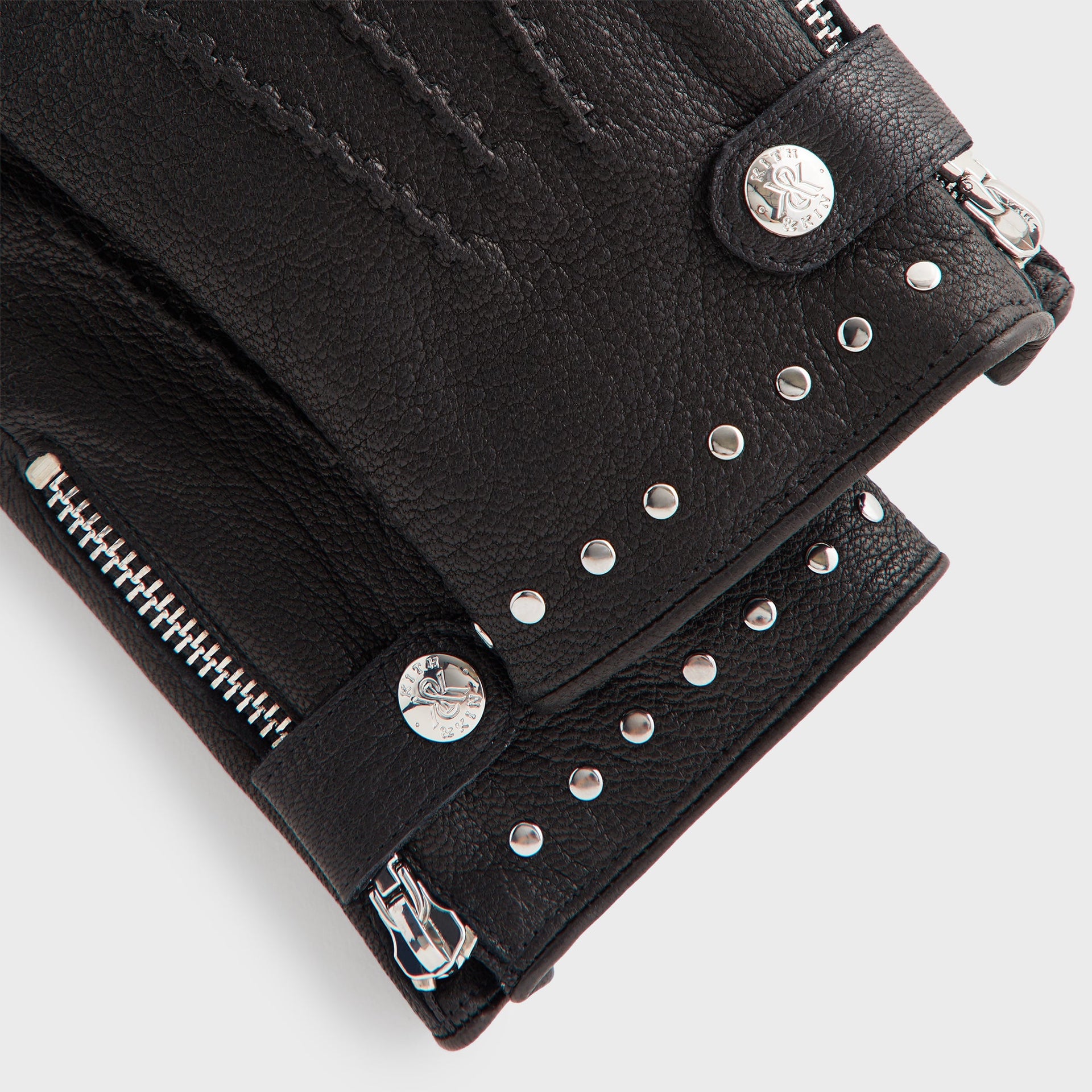 Kith Studded Leather Glove - Black
