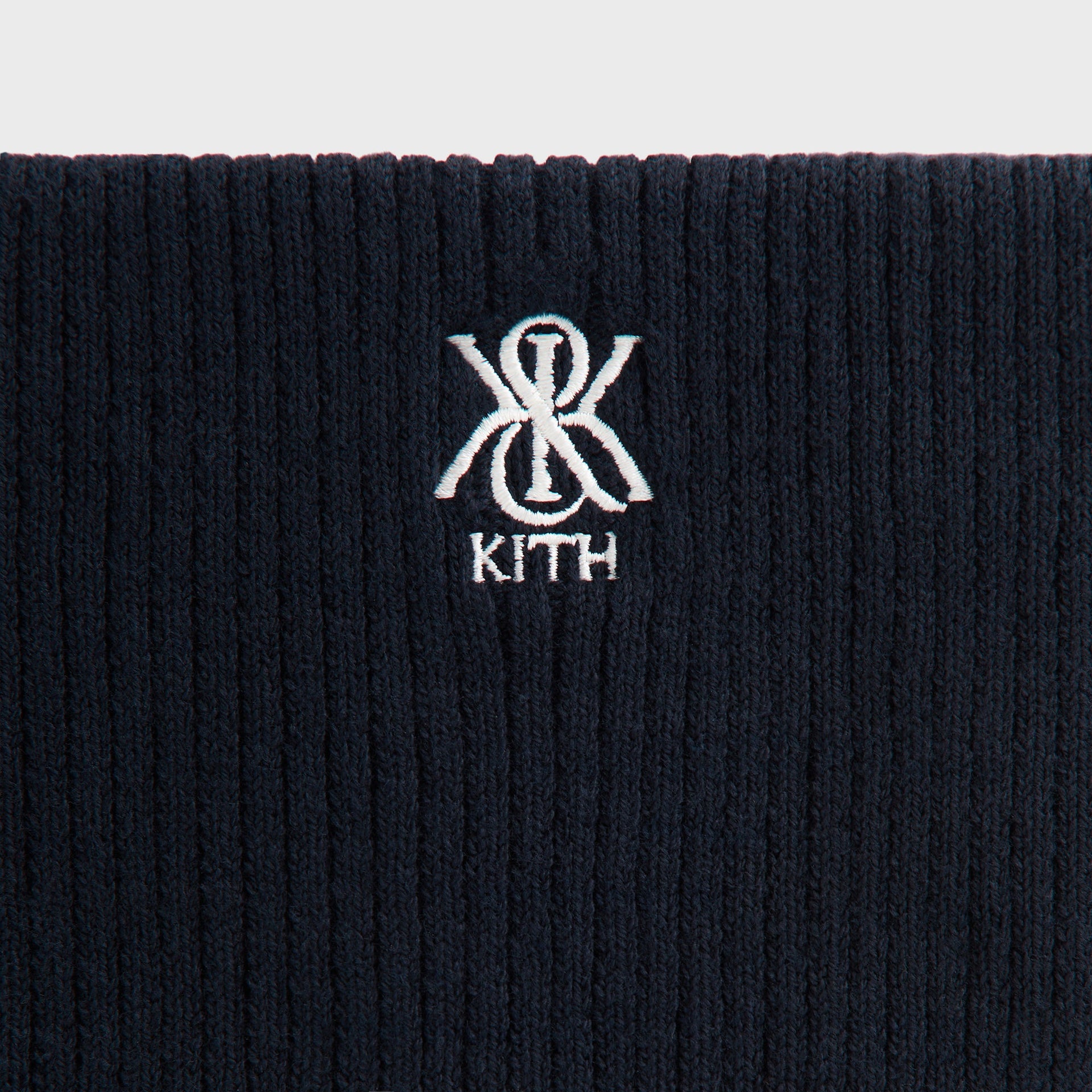 Kith Ribbed Neck Warmer - Black