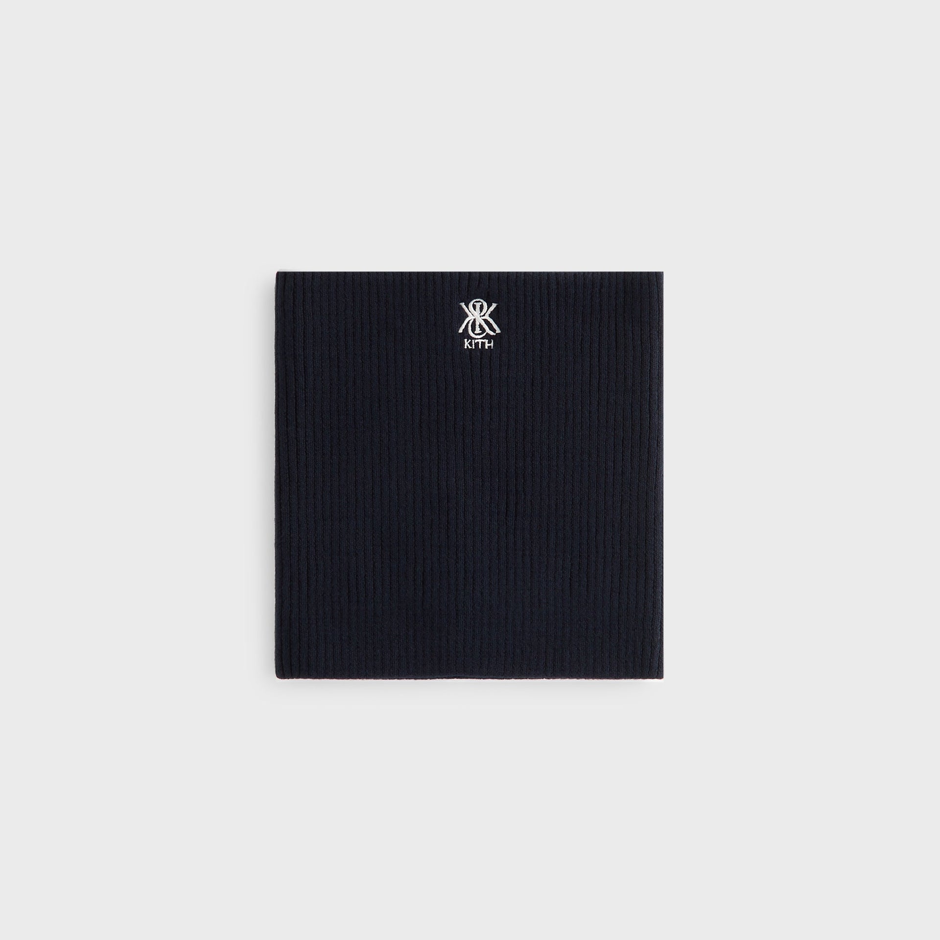Kith Ribbed Neck Warmer - Black
