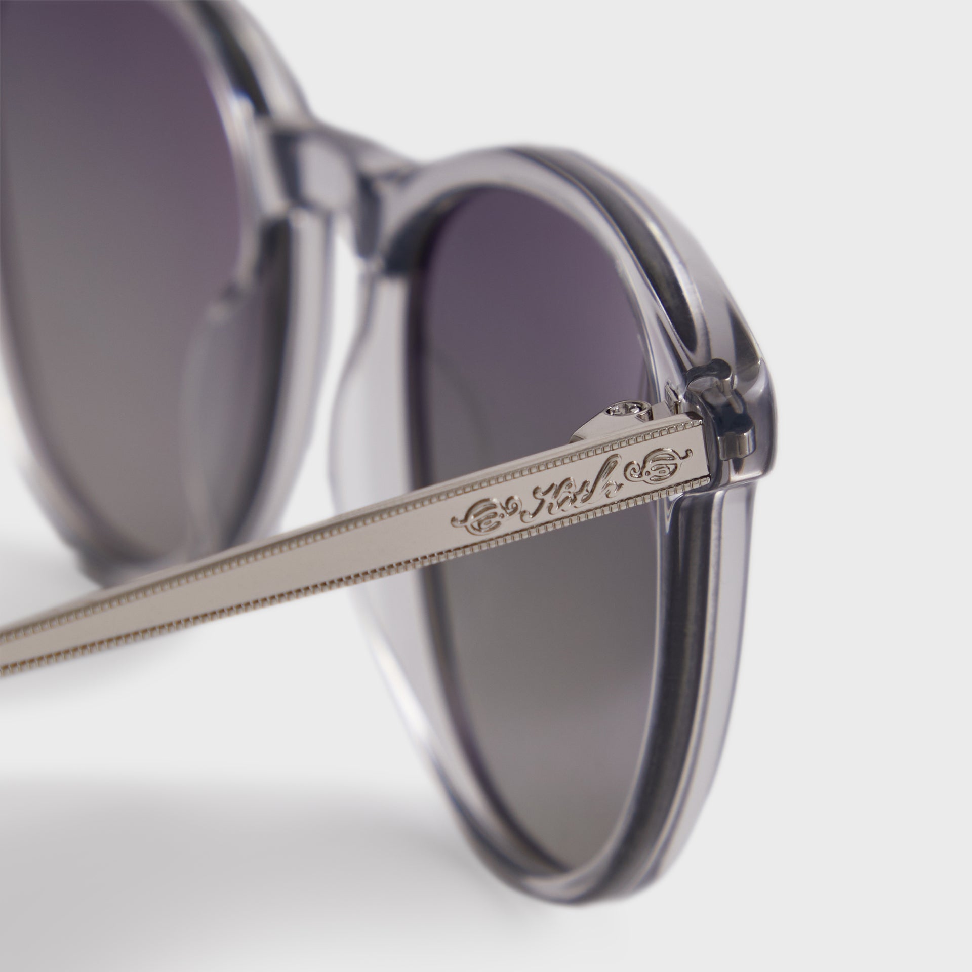Kith for Modo Georgica Sunglasses - Grey Crystal / Silver / Clear