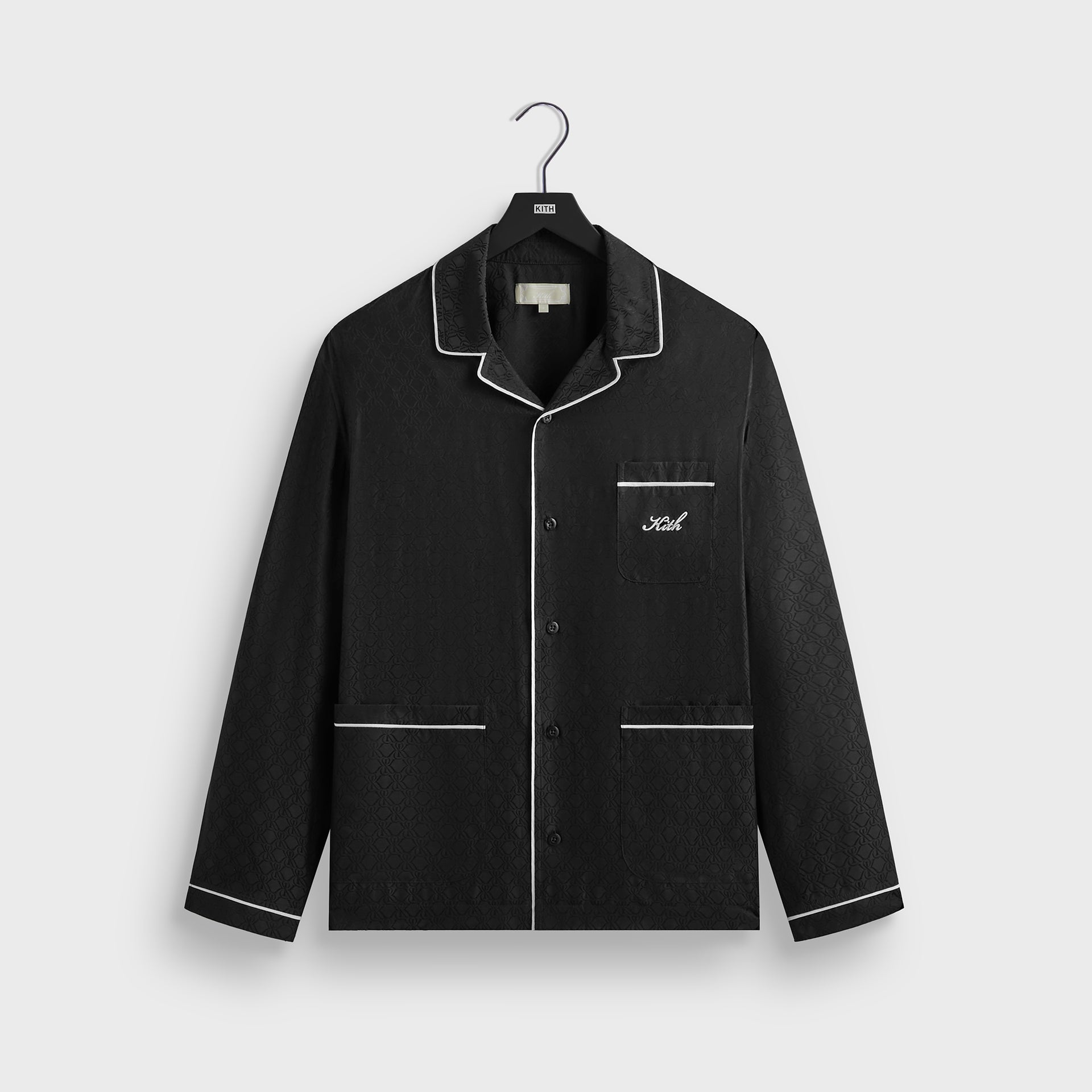 Kith Crest Monogram Pajama Set - Black