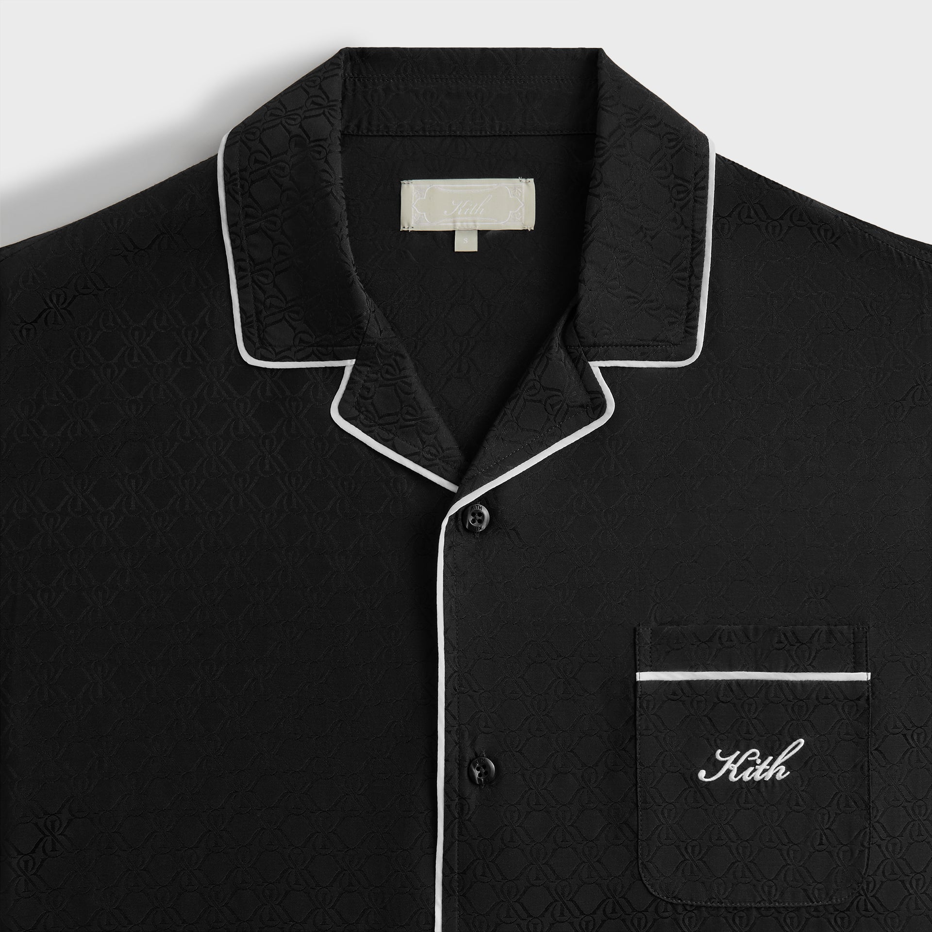 Kith Crest Monogram Pajama Set - Black