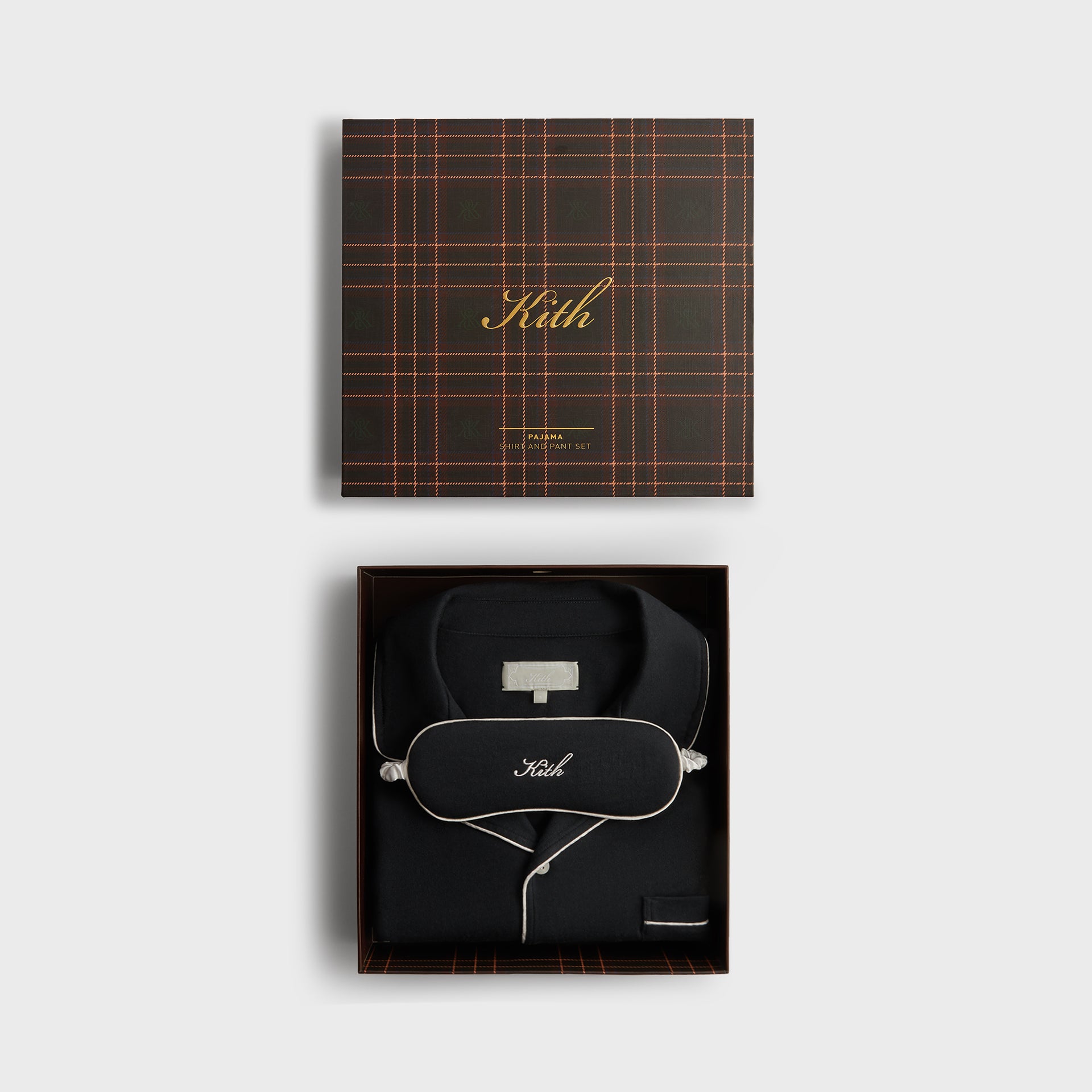 Kith Script Pajama Set - Black