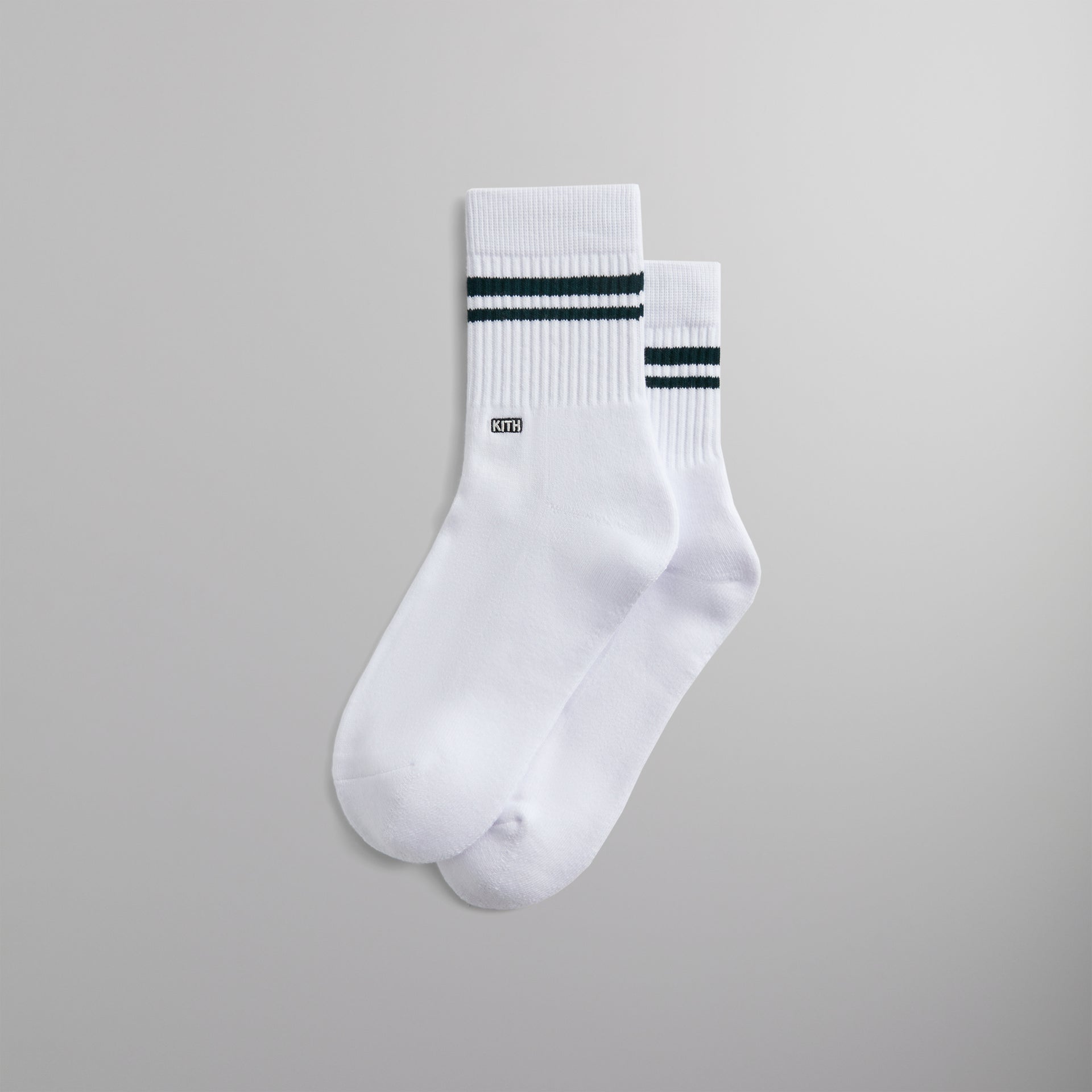 Kith Summer Stripe Mid-Length Sock - White