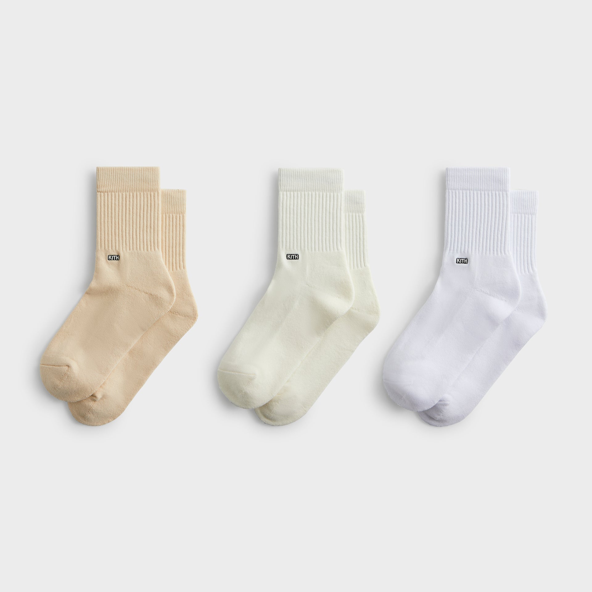 Kith Classic Half Crew 3-Pack Socks - Multi