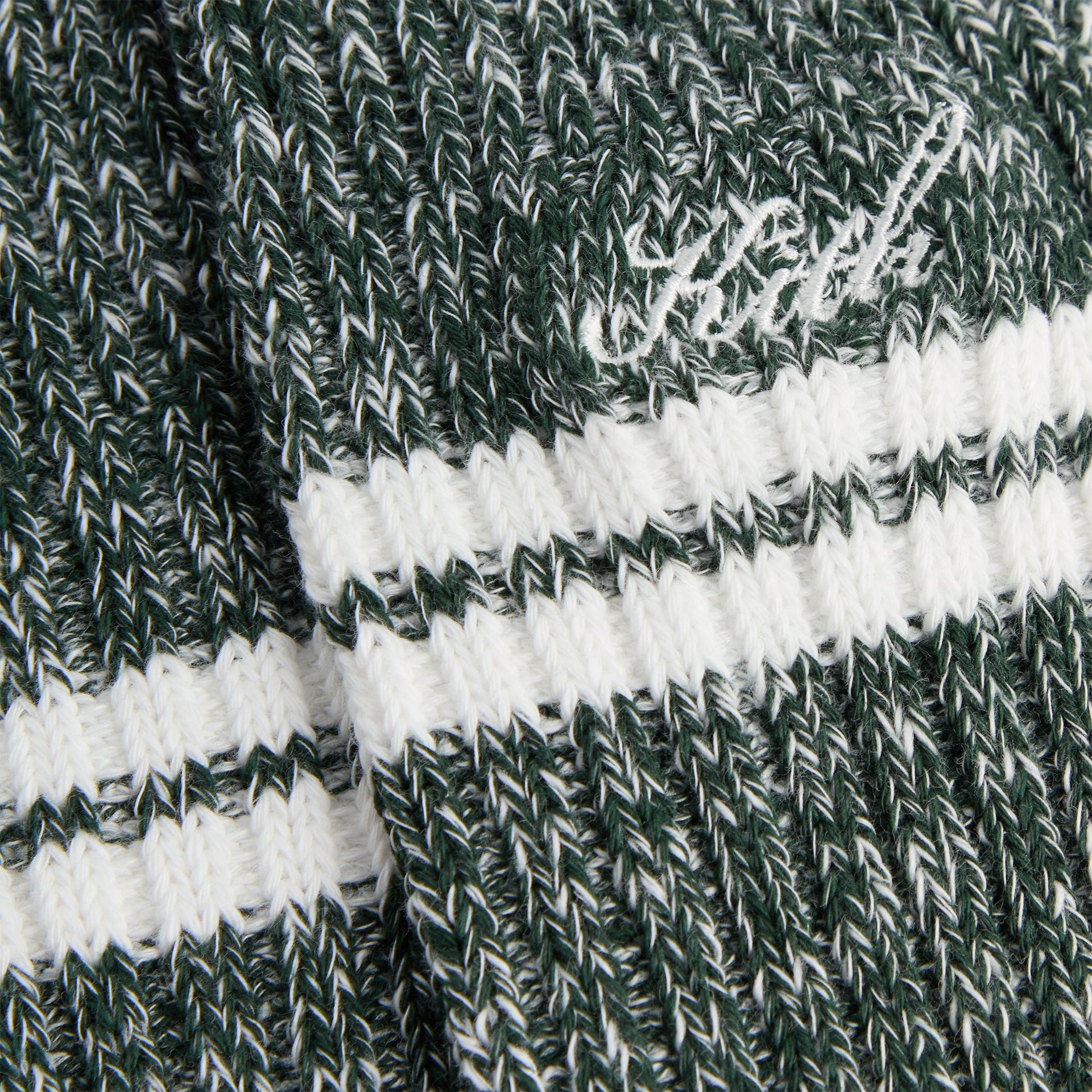 Kith Calf Stripe Marled Crew Sock - Stadium