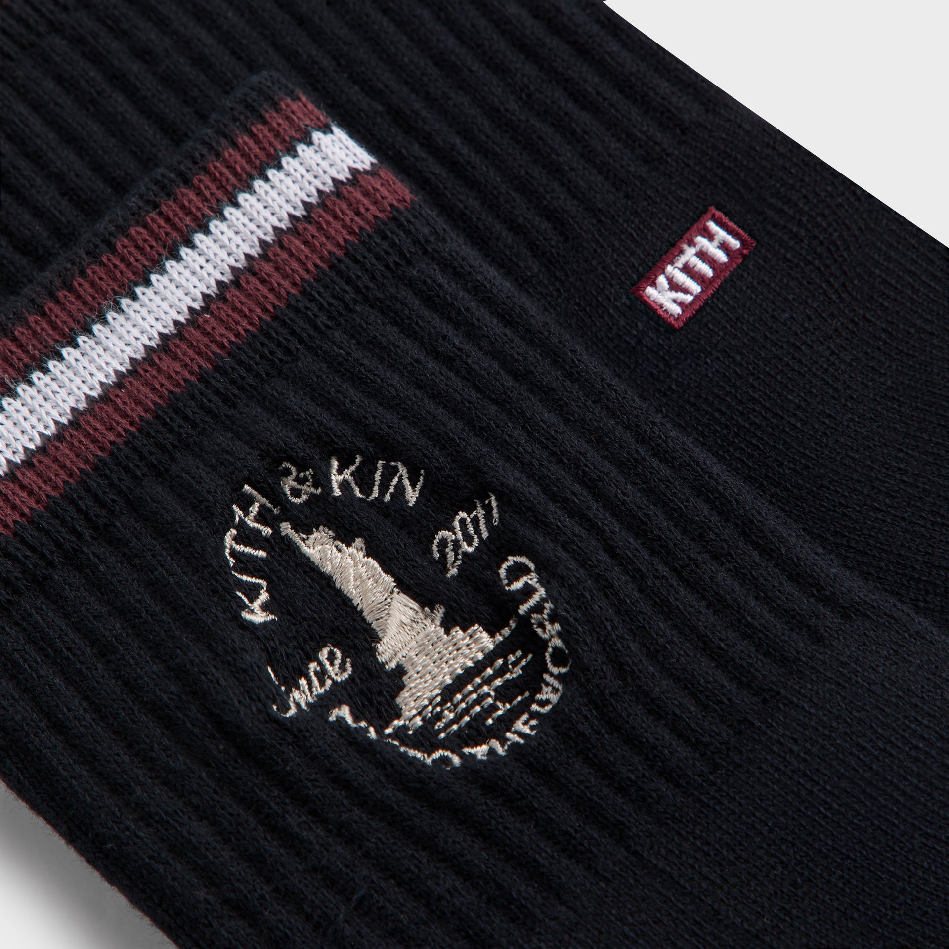 Kith & Kin Logo Mid Crew Sock - Nocturnal