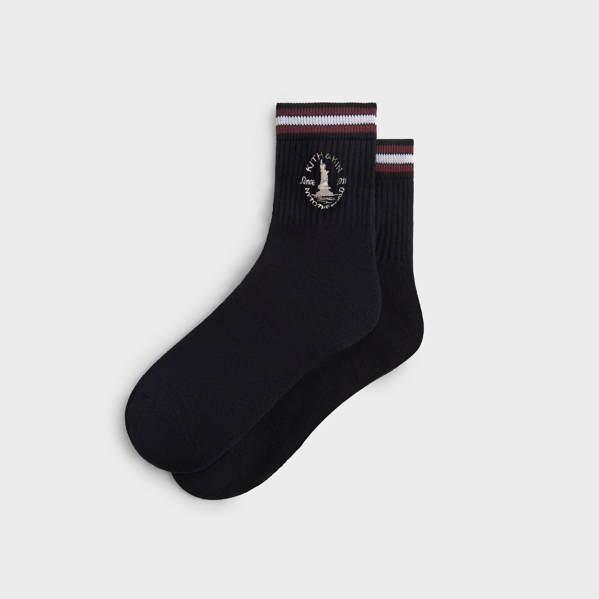 Kith & Kin Logo Mid Crew Sock - Nocturnal