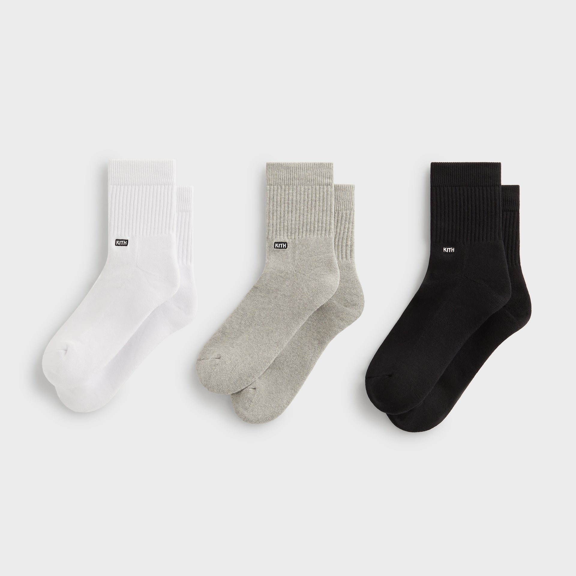 Kith Classic Half Crew 3-Pack Socks - Multi