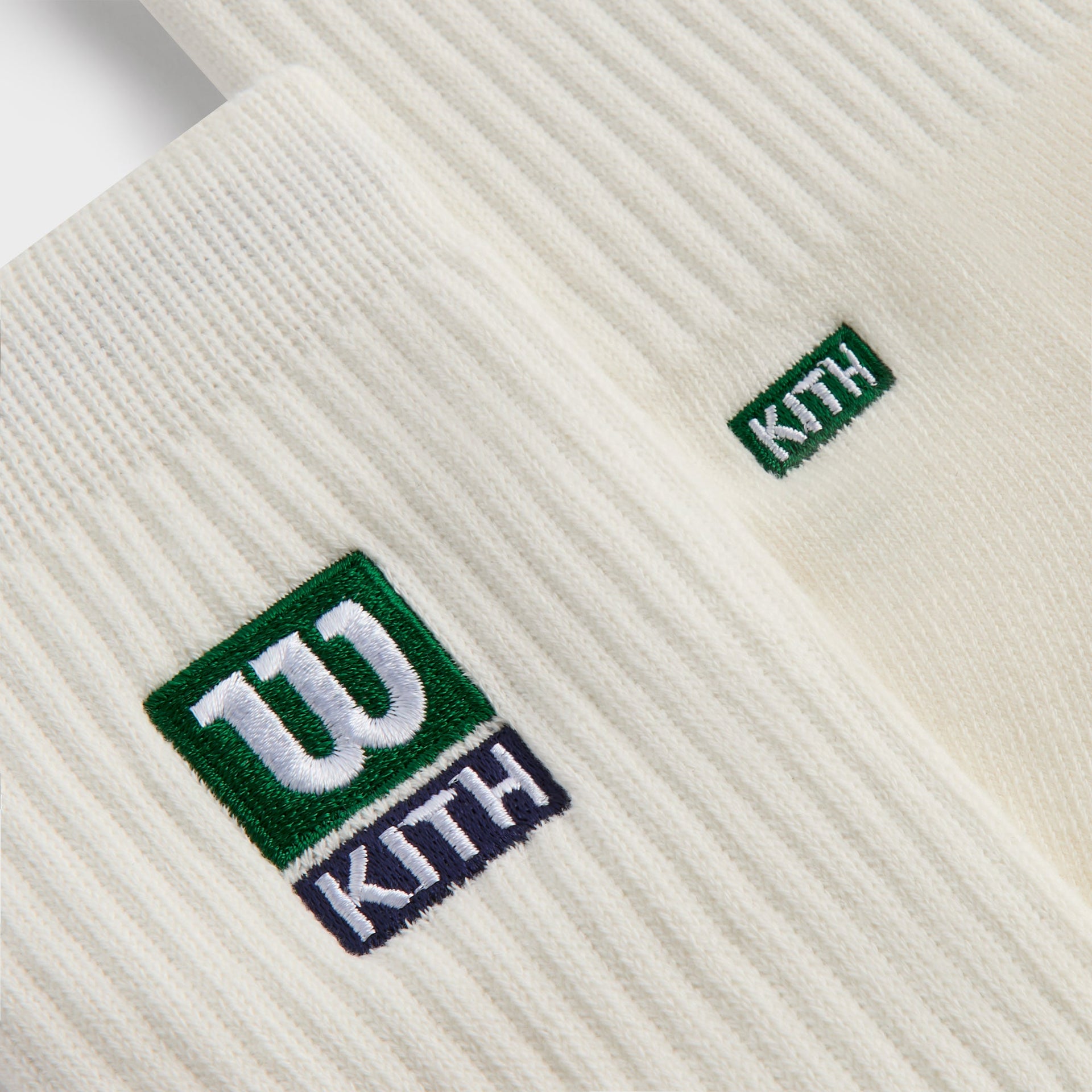 Kith for Wilson Logo Crew Socks - White