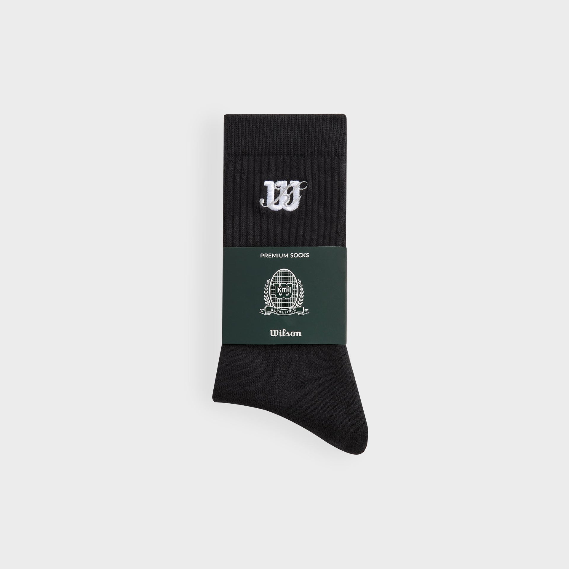 Kith for Wilson Logo Crew Socks - Black
