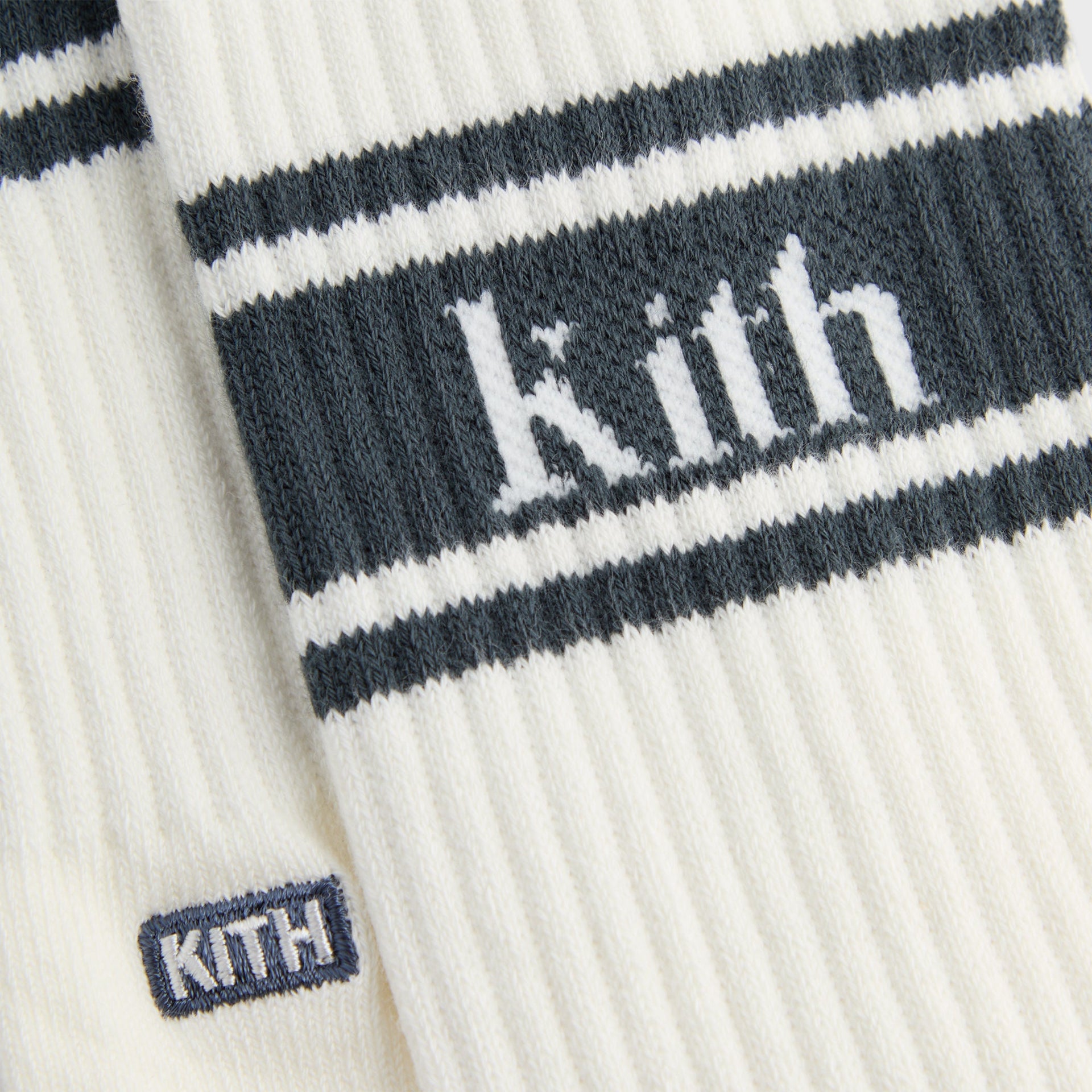 Kith Variegated Stripe Crew Socks - Silk