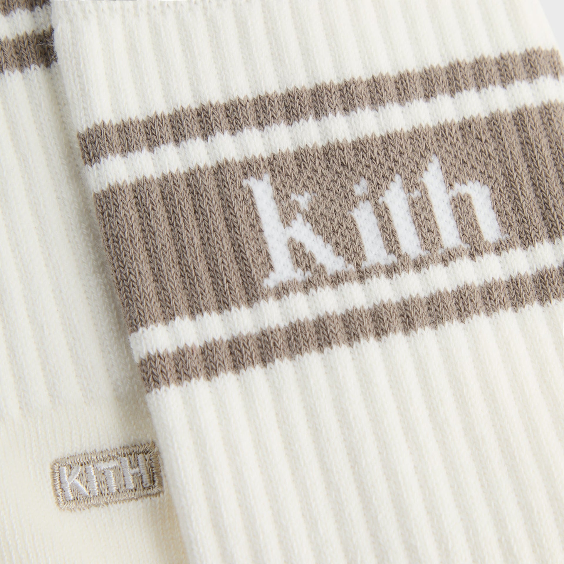 Kith Variegated Stripe Crew Socks - Silk