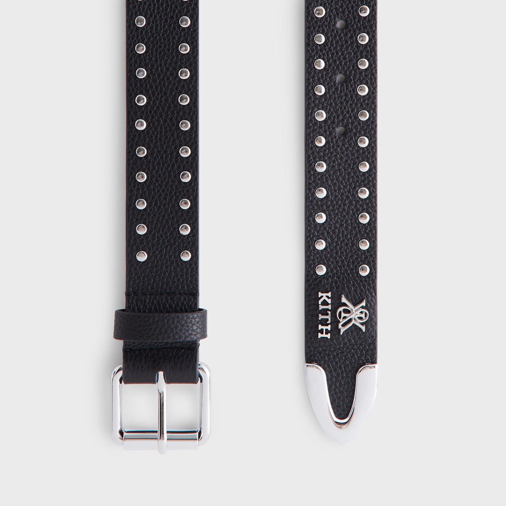 Kith Studded Leather Belt - Black