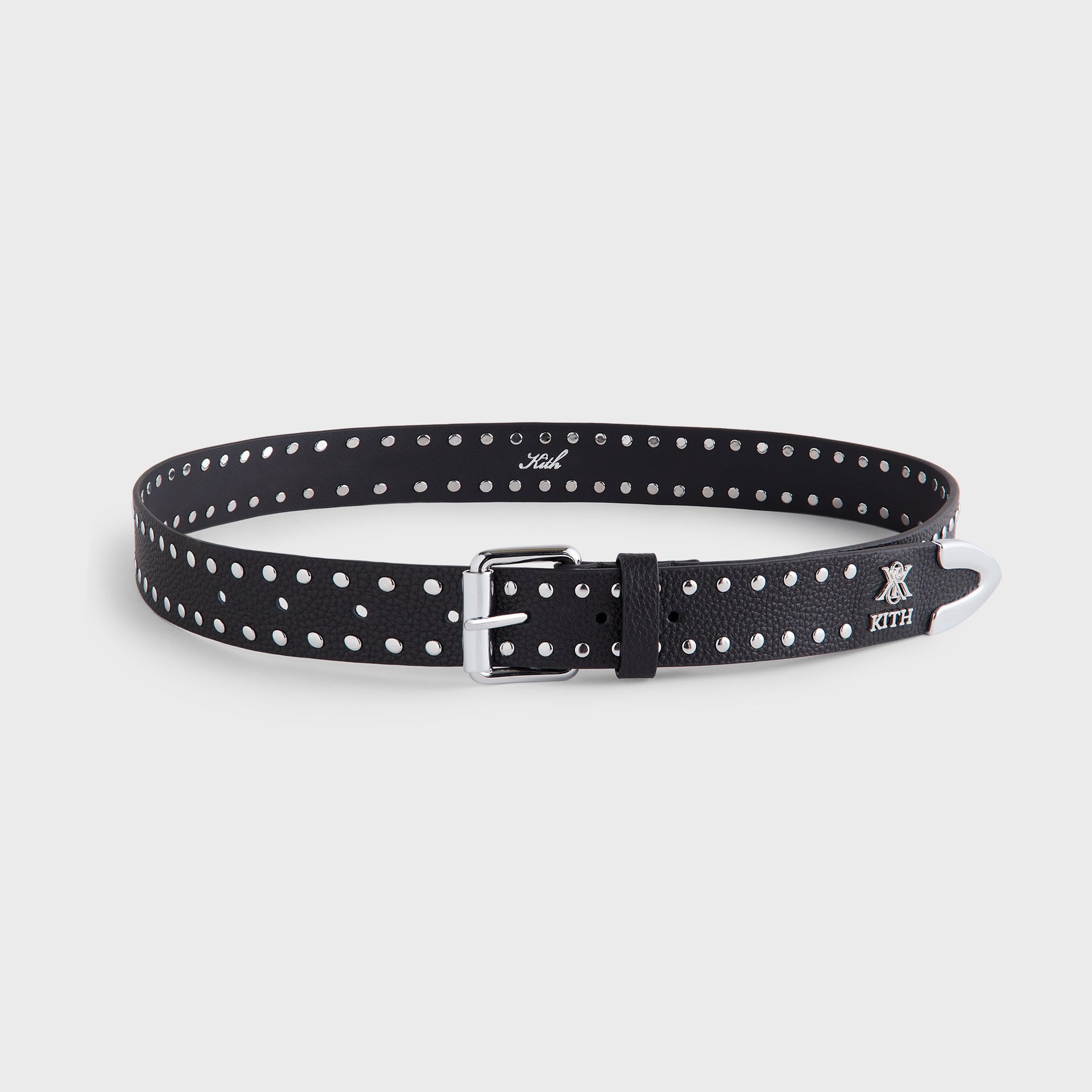 Kith Studded Leather Belt - Black