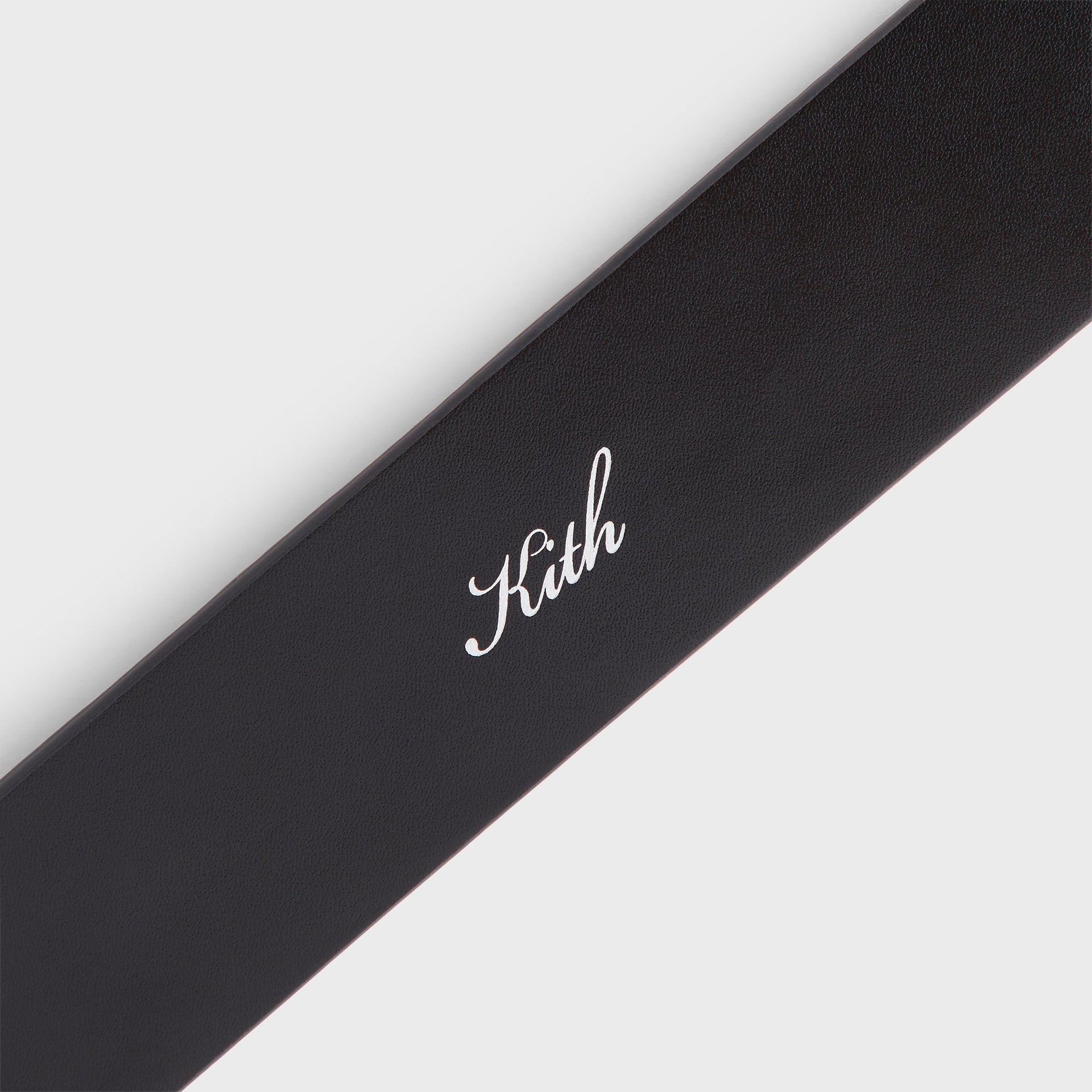Kith Monogram Suede Leather Belt - Black
