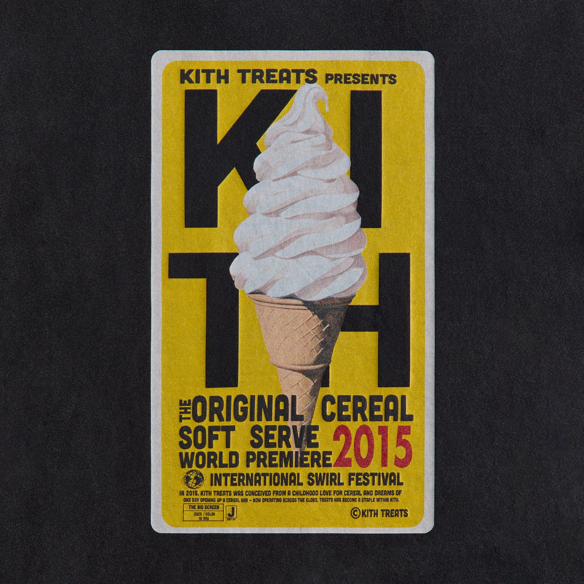 Kith Treats Film Festival Vintage Tee - Black