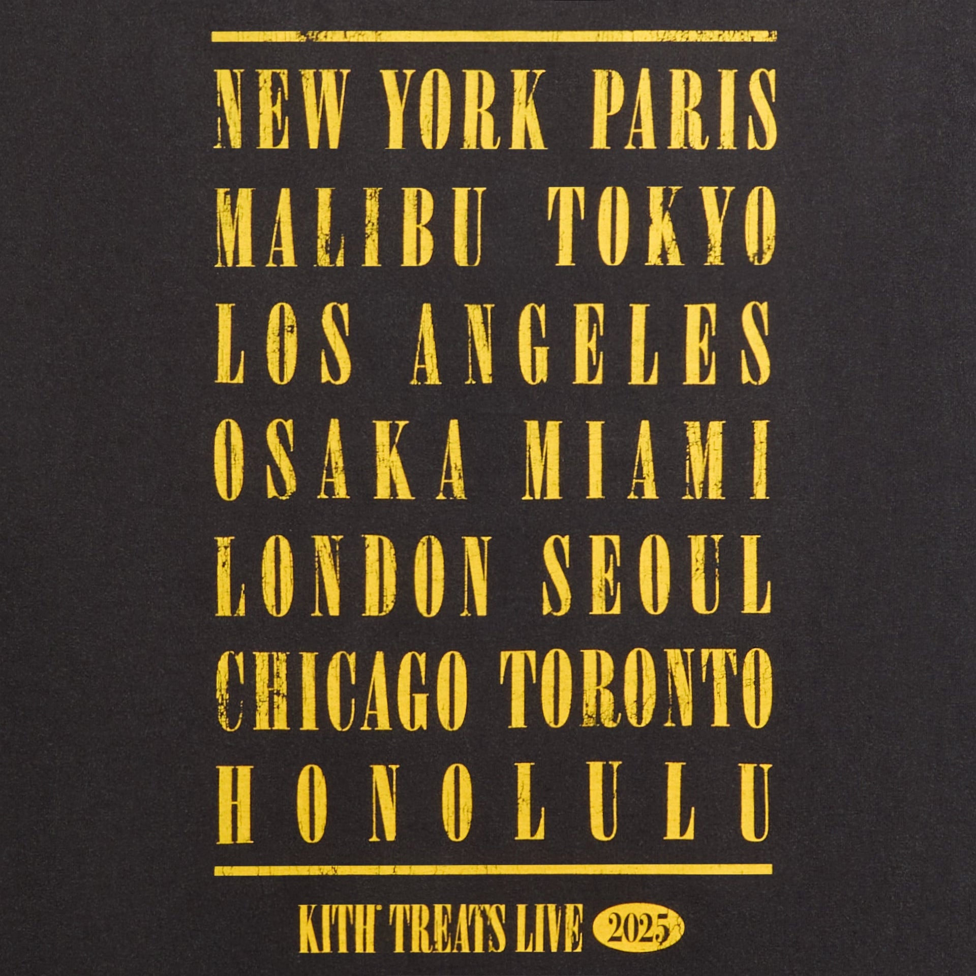 Kith Treats Heart-Shaped Swirl Vintage Tee - Black