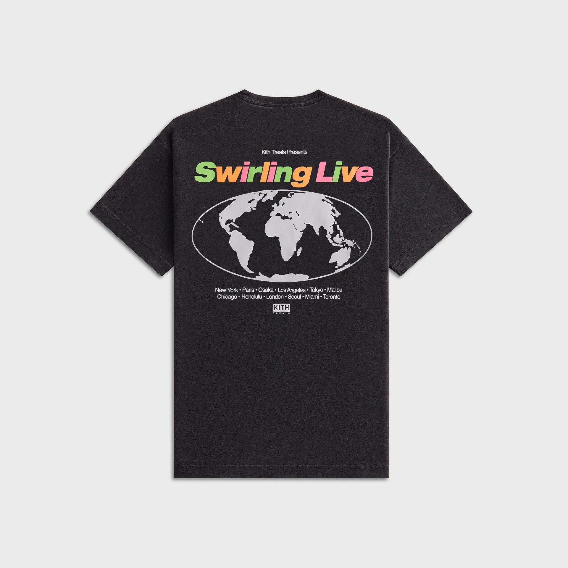 Kith Treats Bizarre Love Swirl Vintage Tee - Black