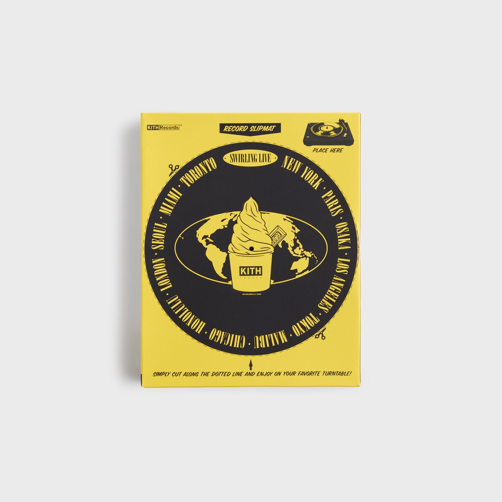 Kith Treats Swirling Live Tour Vintage Pocket Tee - Black