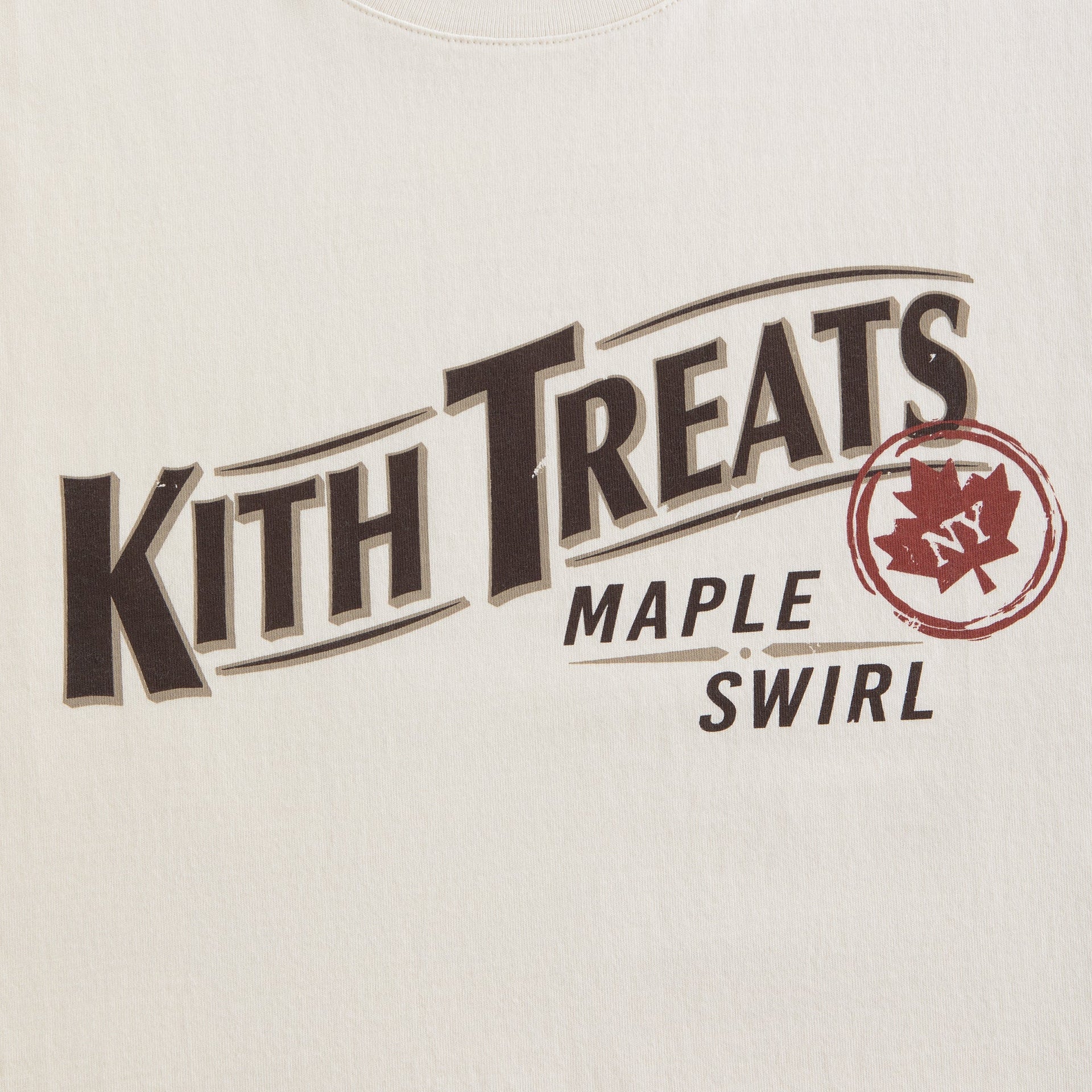 Kith Treats Leaf Vintage Tee - Sandrift
