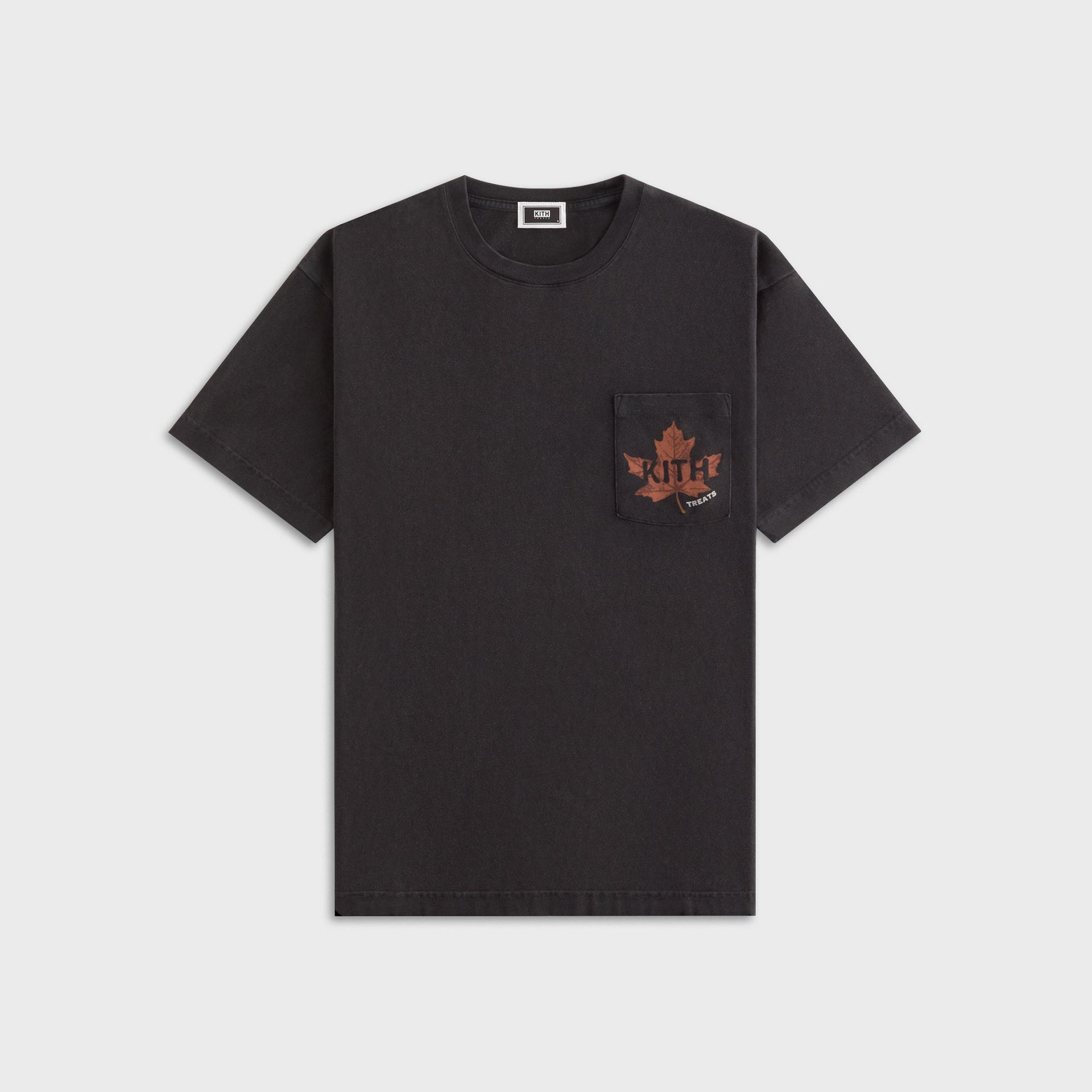 Kith Treats Leaf Vintage Pocket Tee - Black