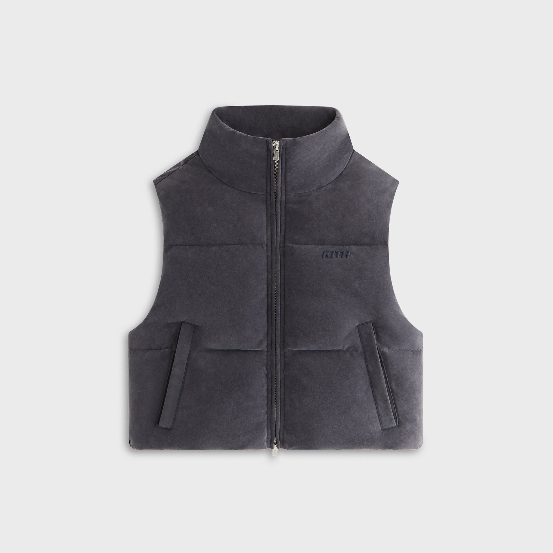 Kith Women Holt Sueded Jersey Vest - Black