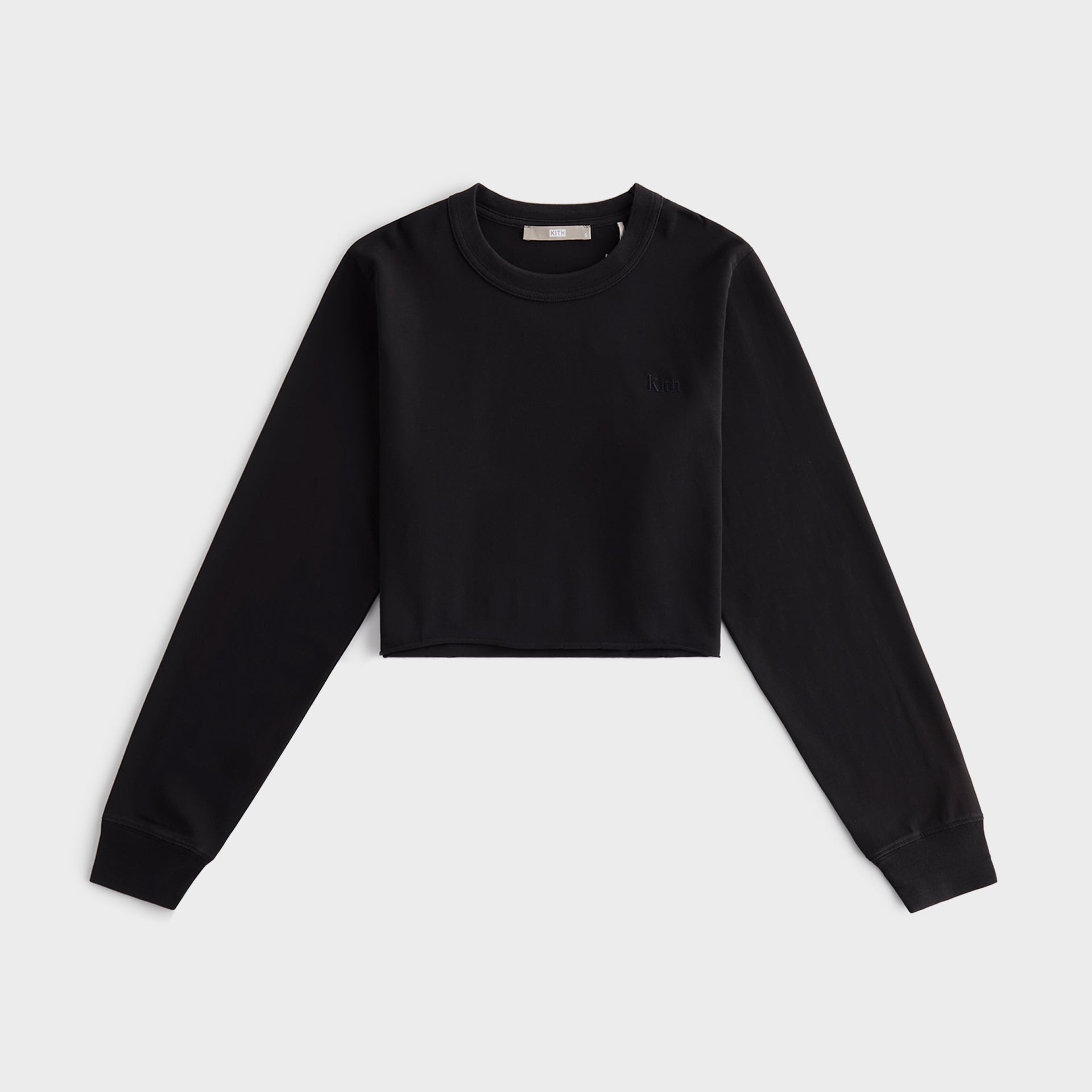 Kith Women Lucy Cropped Long Sleeve II Tee - Mass