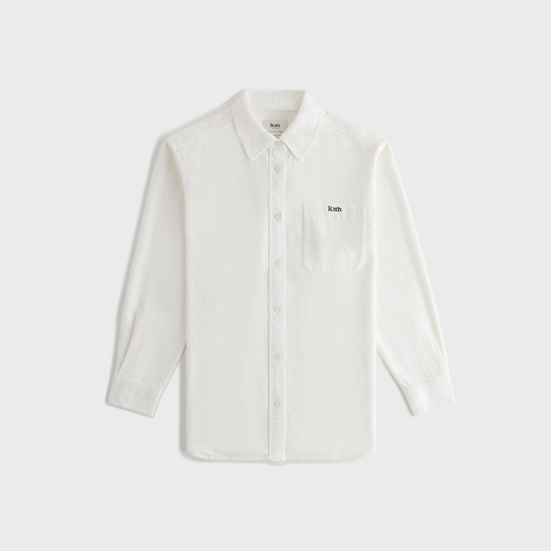 Kith Women Ora II Denim Shirt - Putty Denim