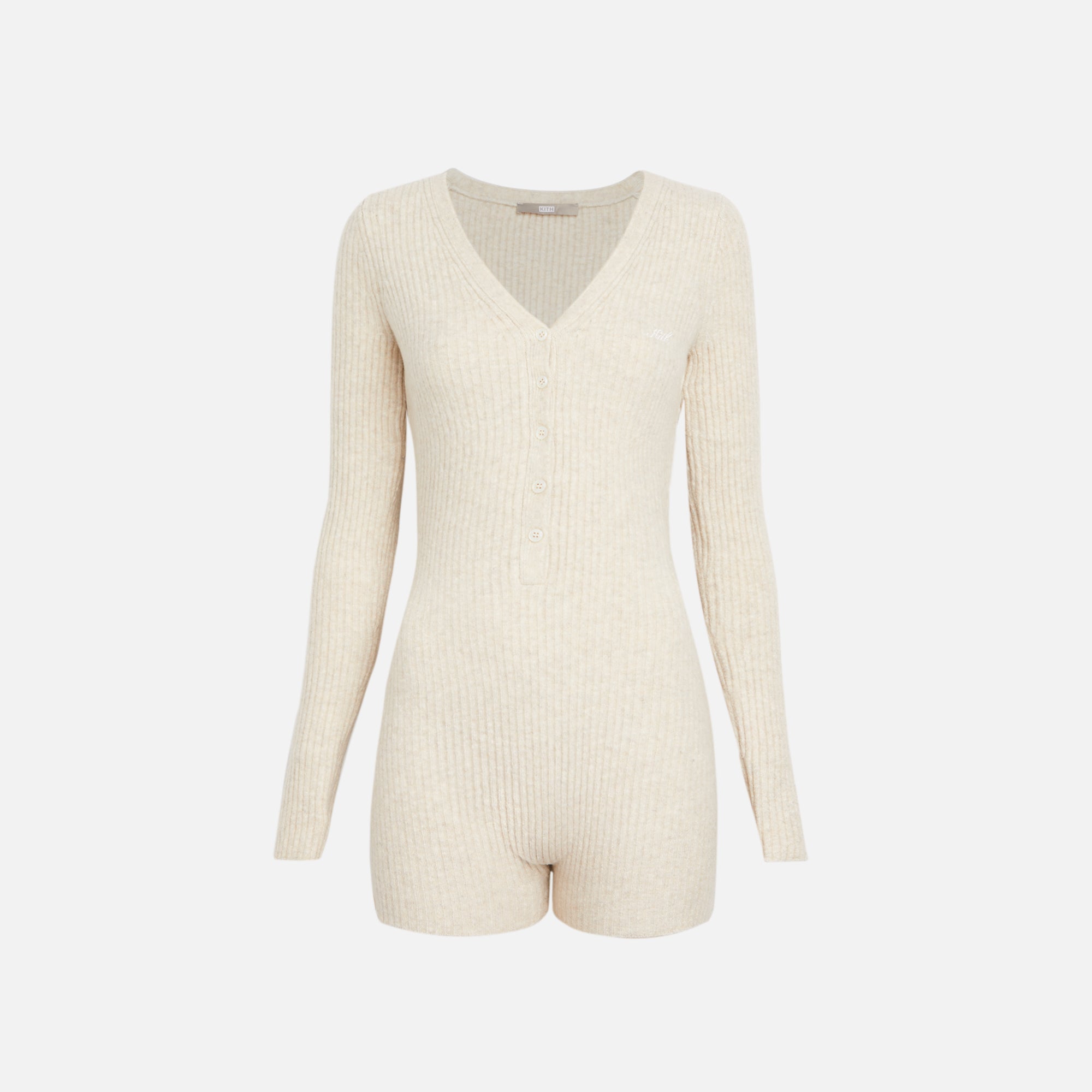 Kith Women Dara Plush Rib Romper - Sandy Heather