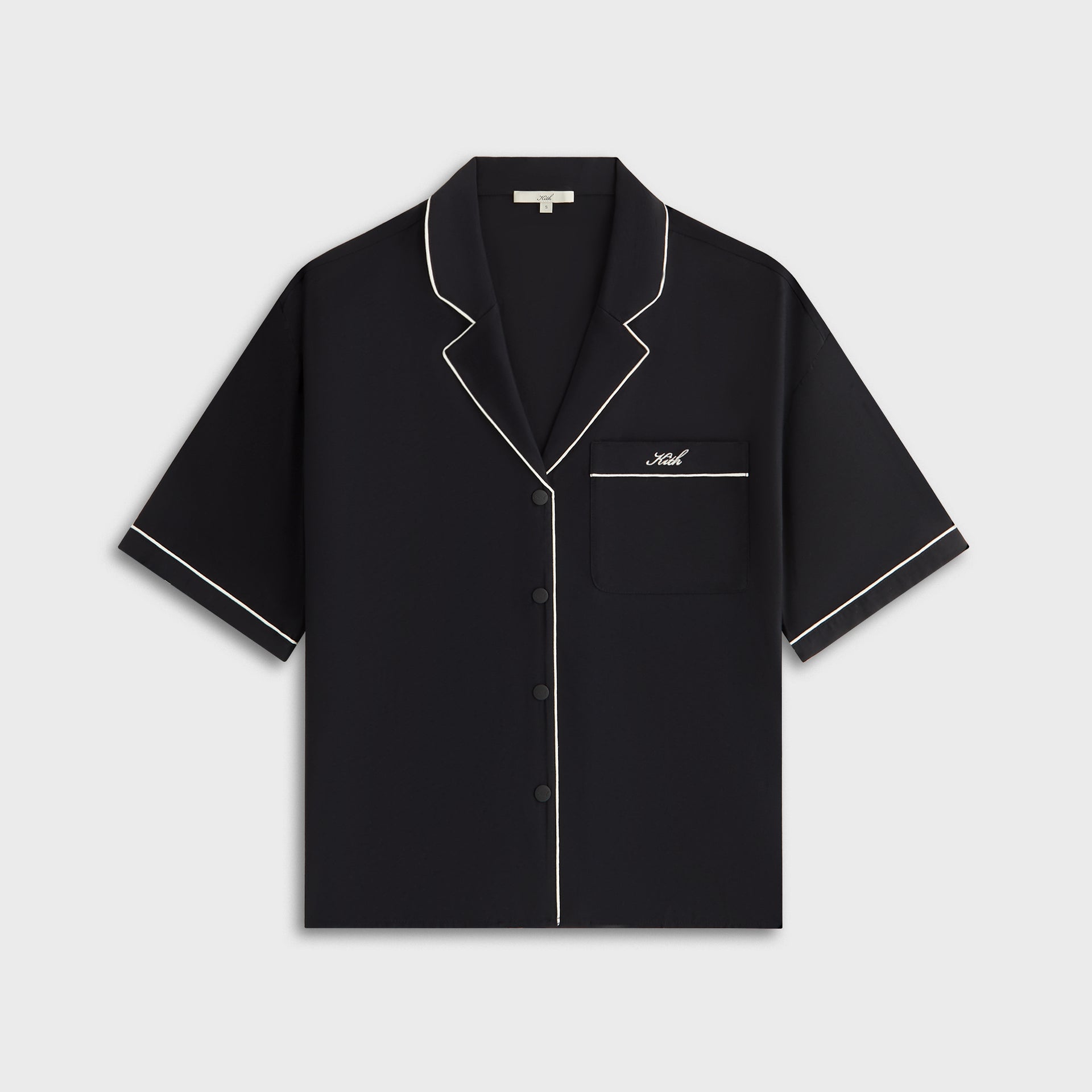 Kith Women Elena Snap Front Shirt - Black