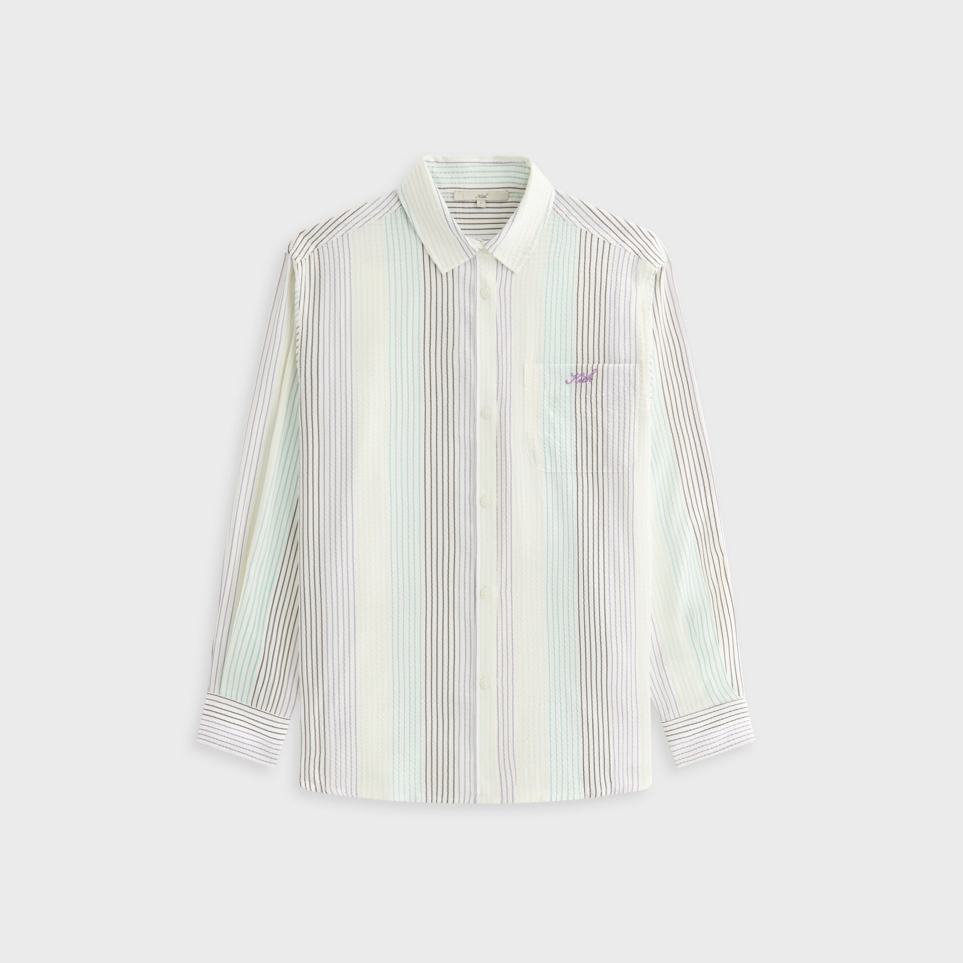 Kith Women Ora II Seersucker Shirt - Mykonos