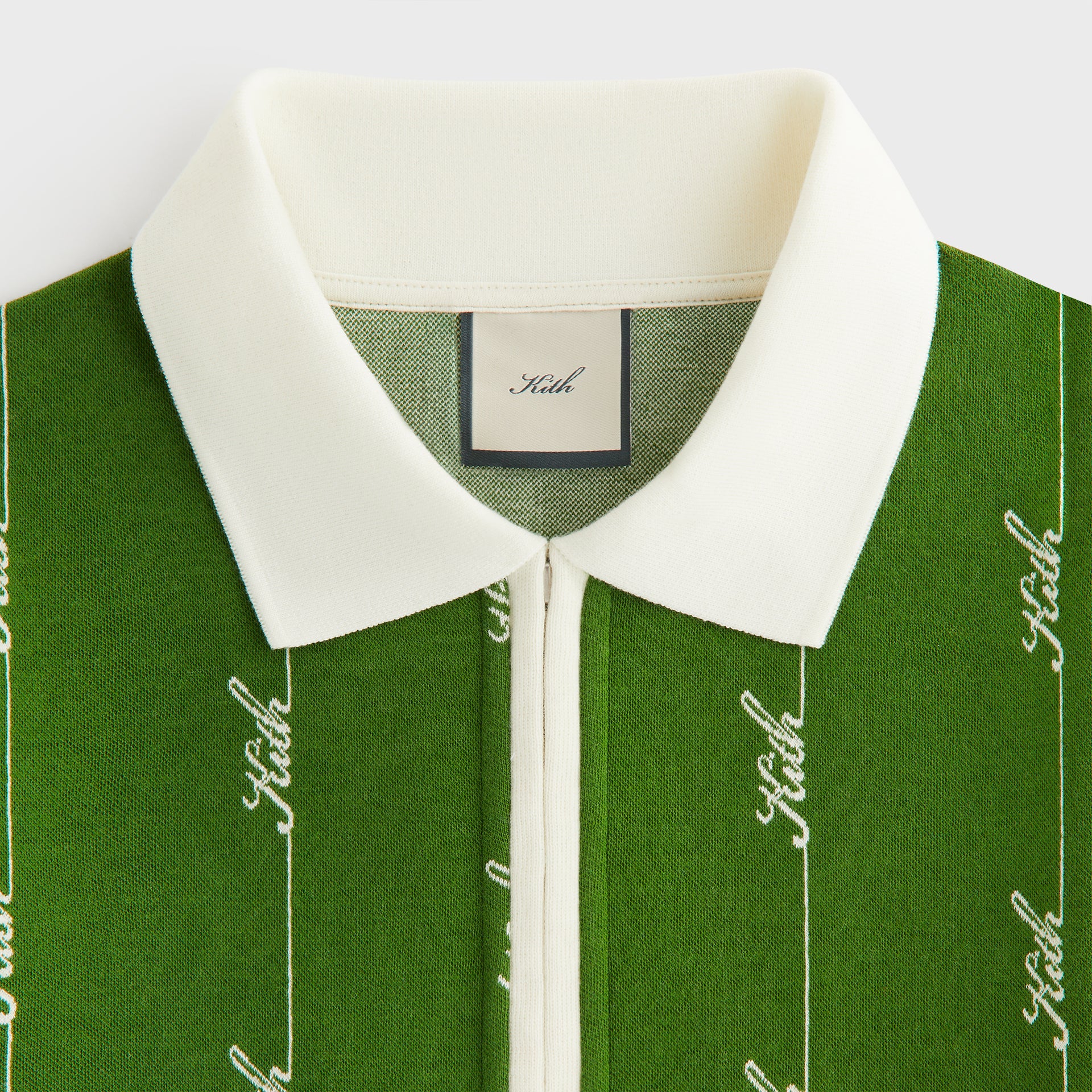 Kith Women Taylen Pique Logo Knit Polo - Turf