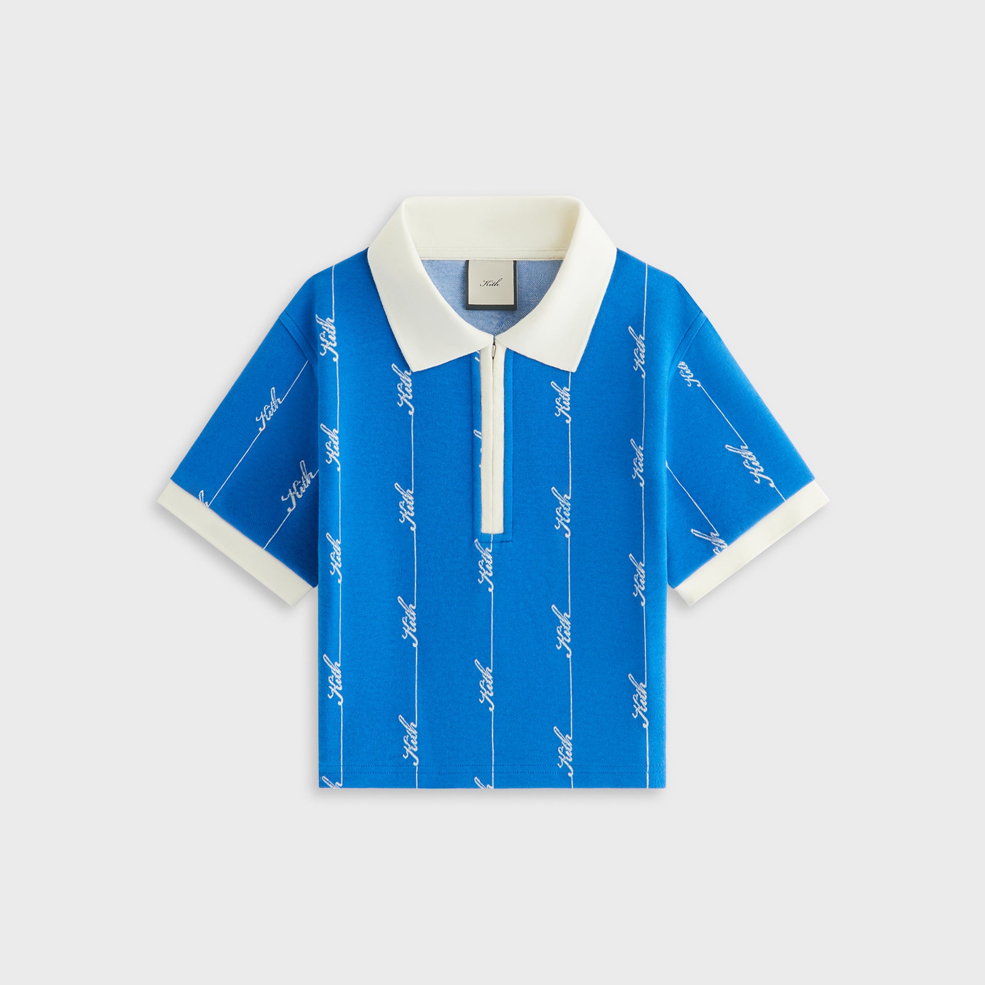 Kith Women Taylen Pique Logo Knit Polo - Royal