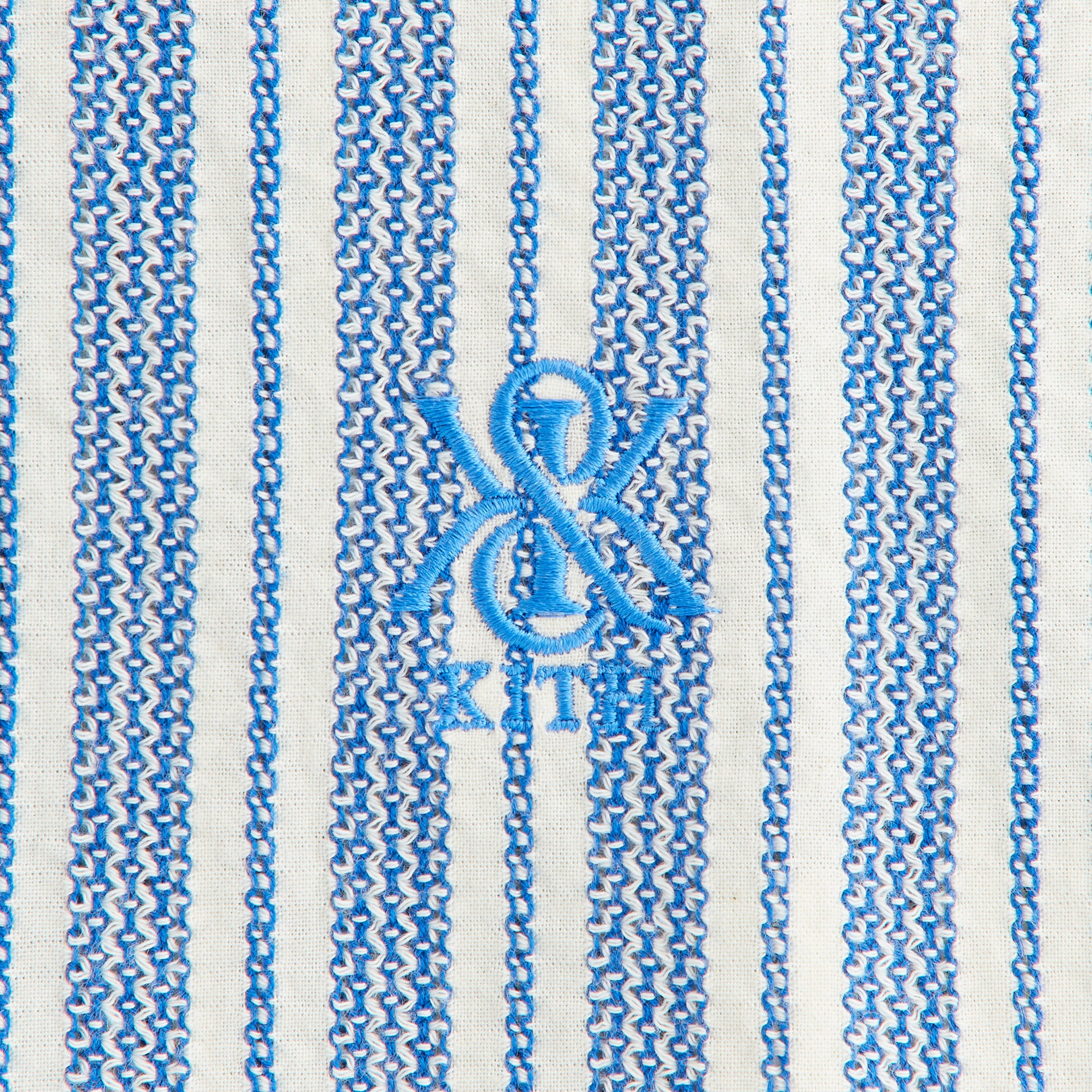 Kith Women Ora II Dobby Stripe Shirt - Royal