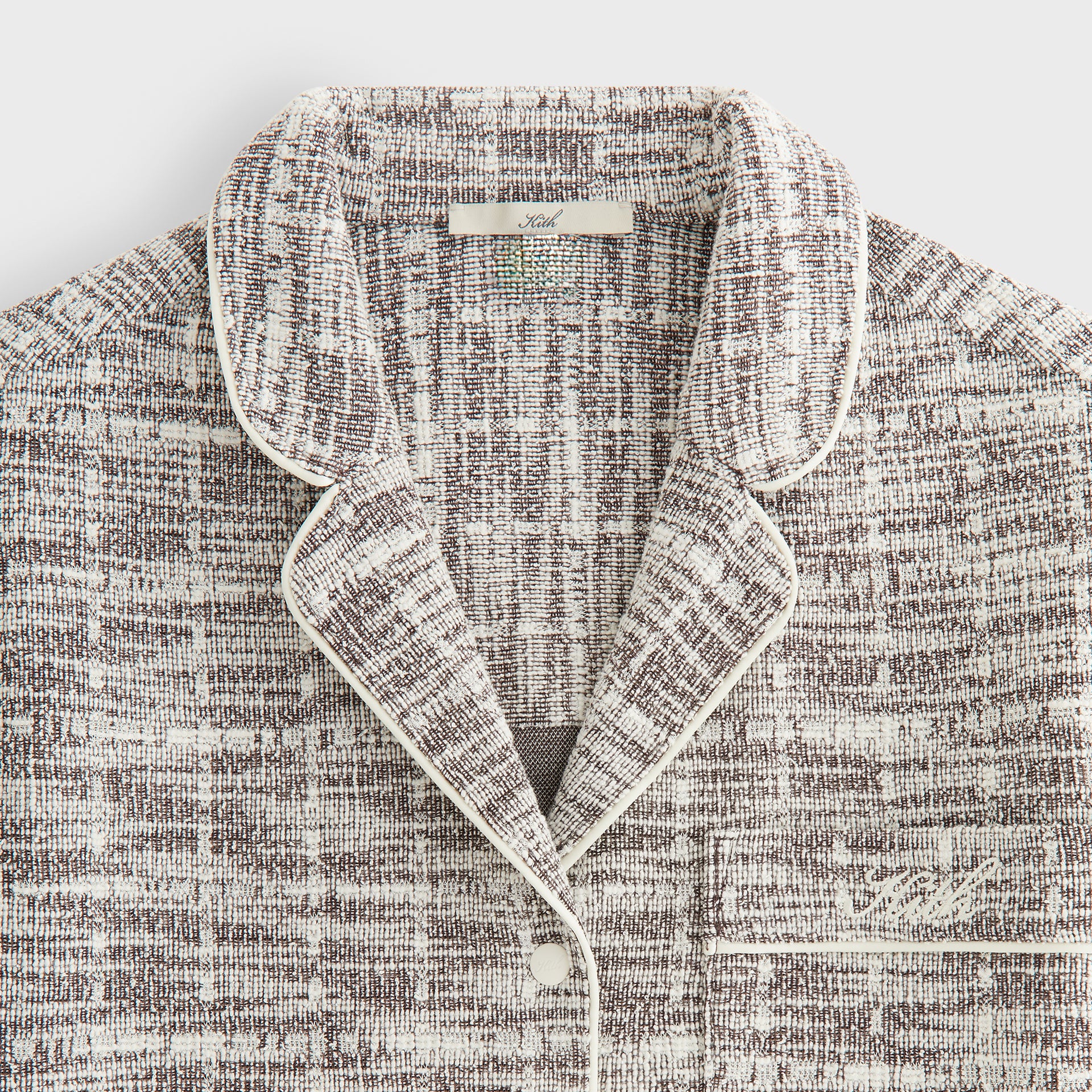 Kith Women Tweed Camp Shirt - Kindling