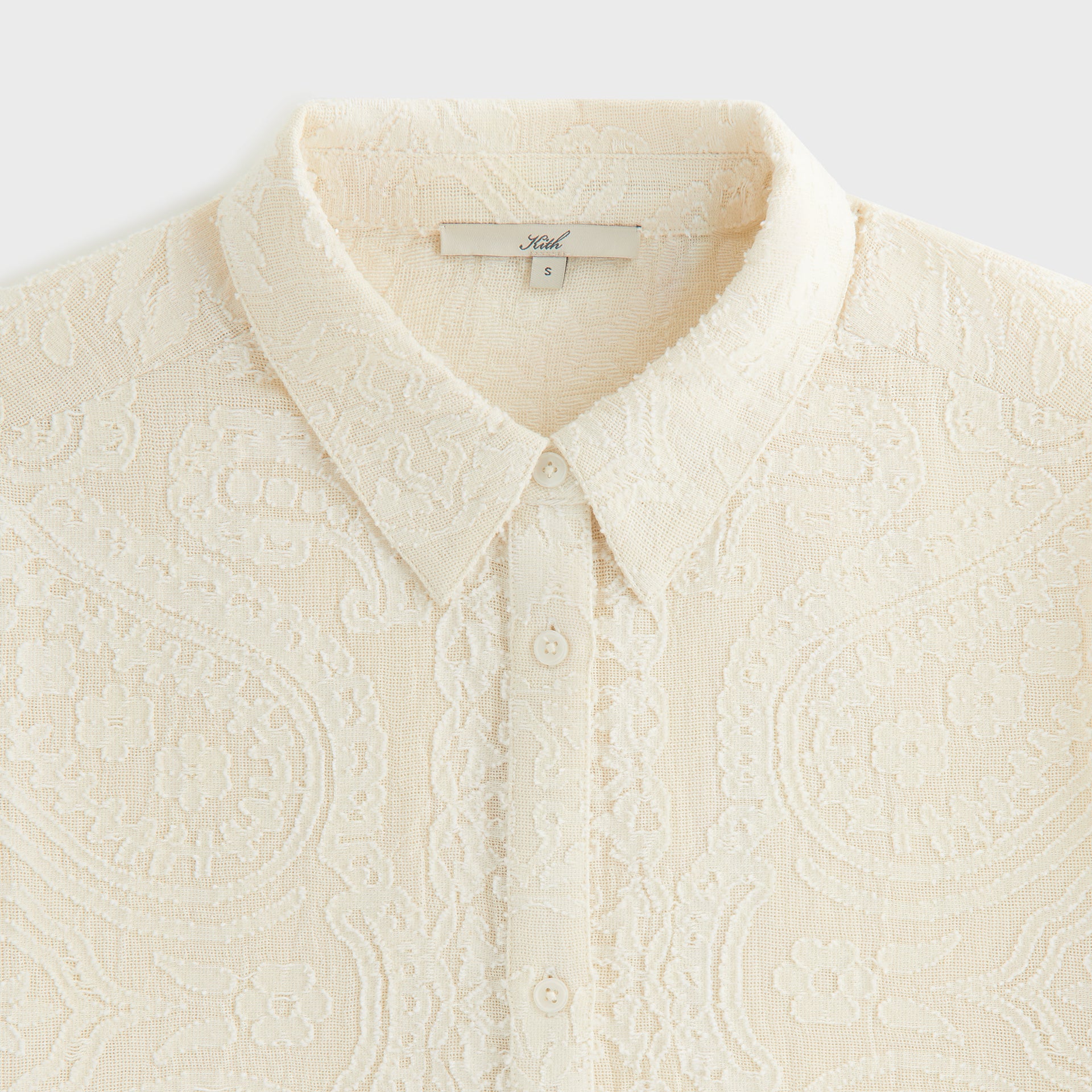 Kith Women Mari Paisley Gauze Shirt - Waffle