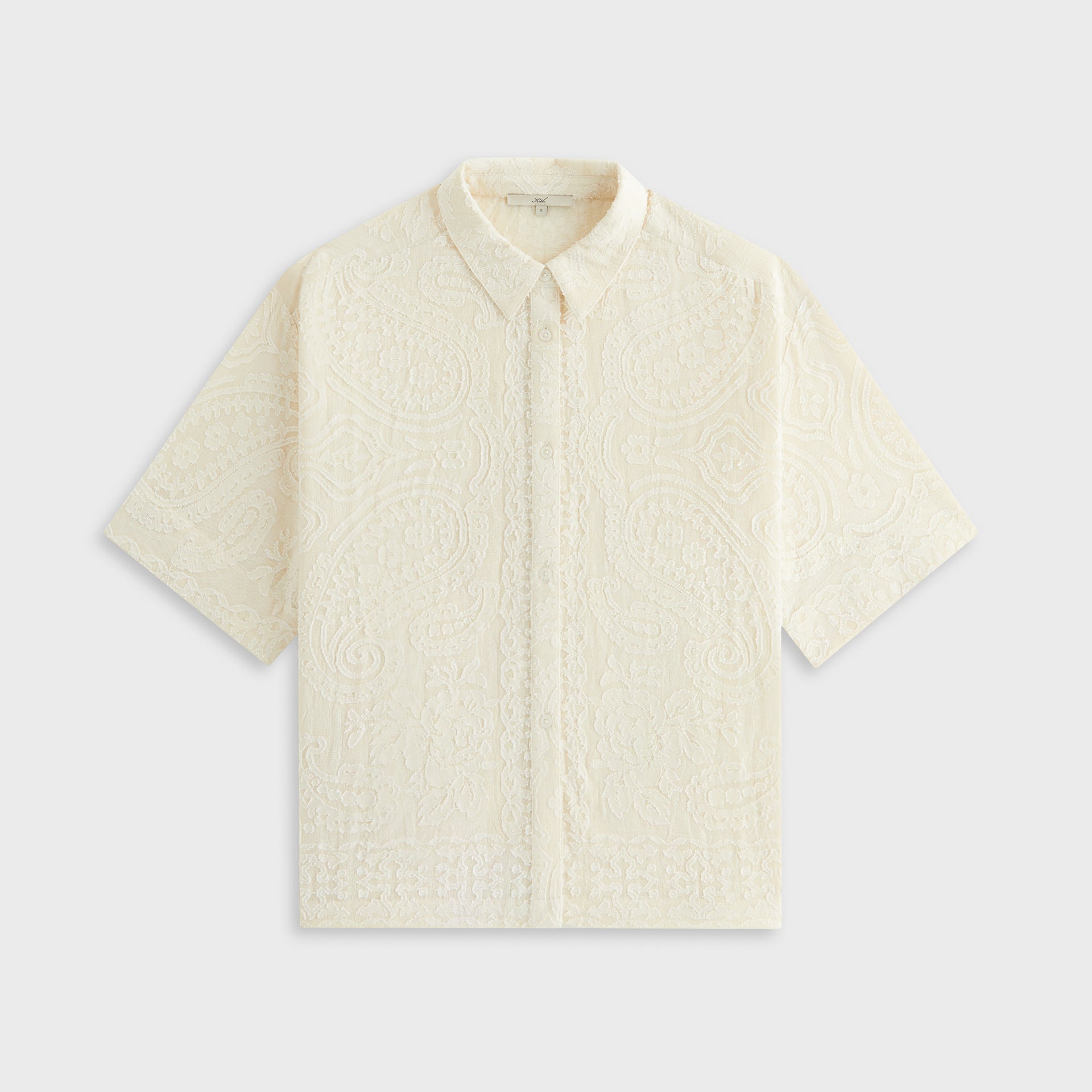 Kith Women Mari Paisley Gauze Shirt - Waffle