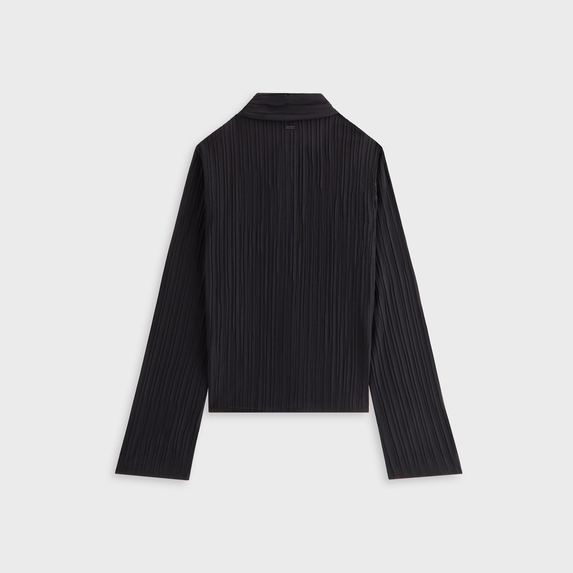 Kith Women Elvira Plisse Button Down Shirt - Ink