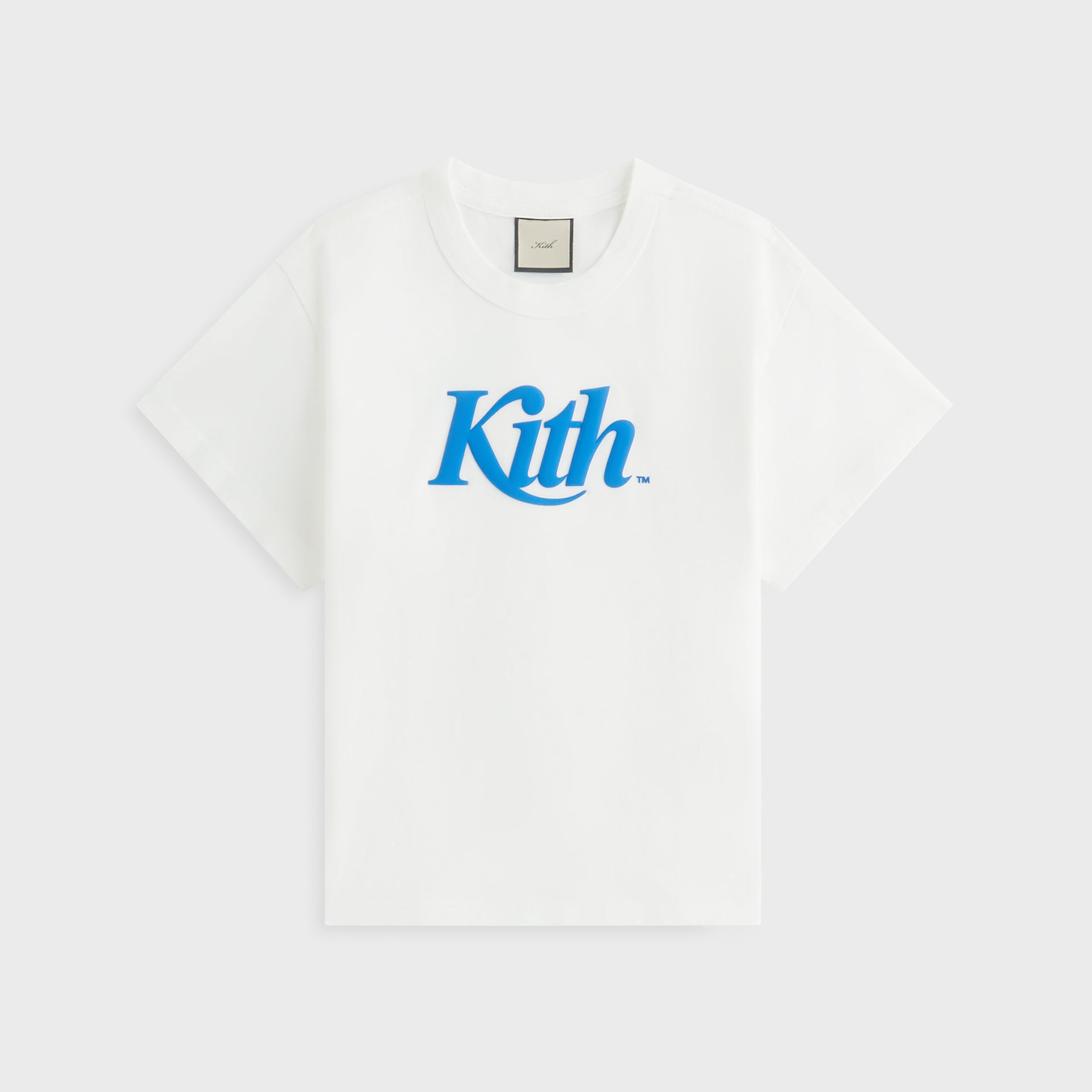 Kith Women Swash Logo Mulberry Vintage Tee - White