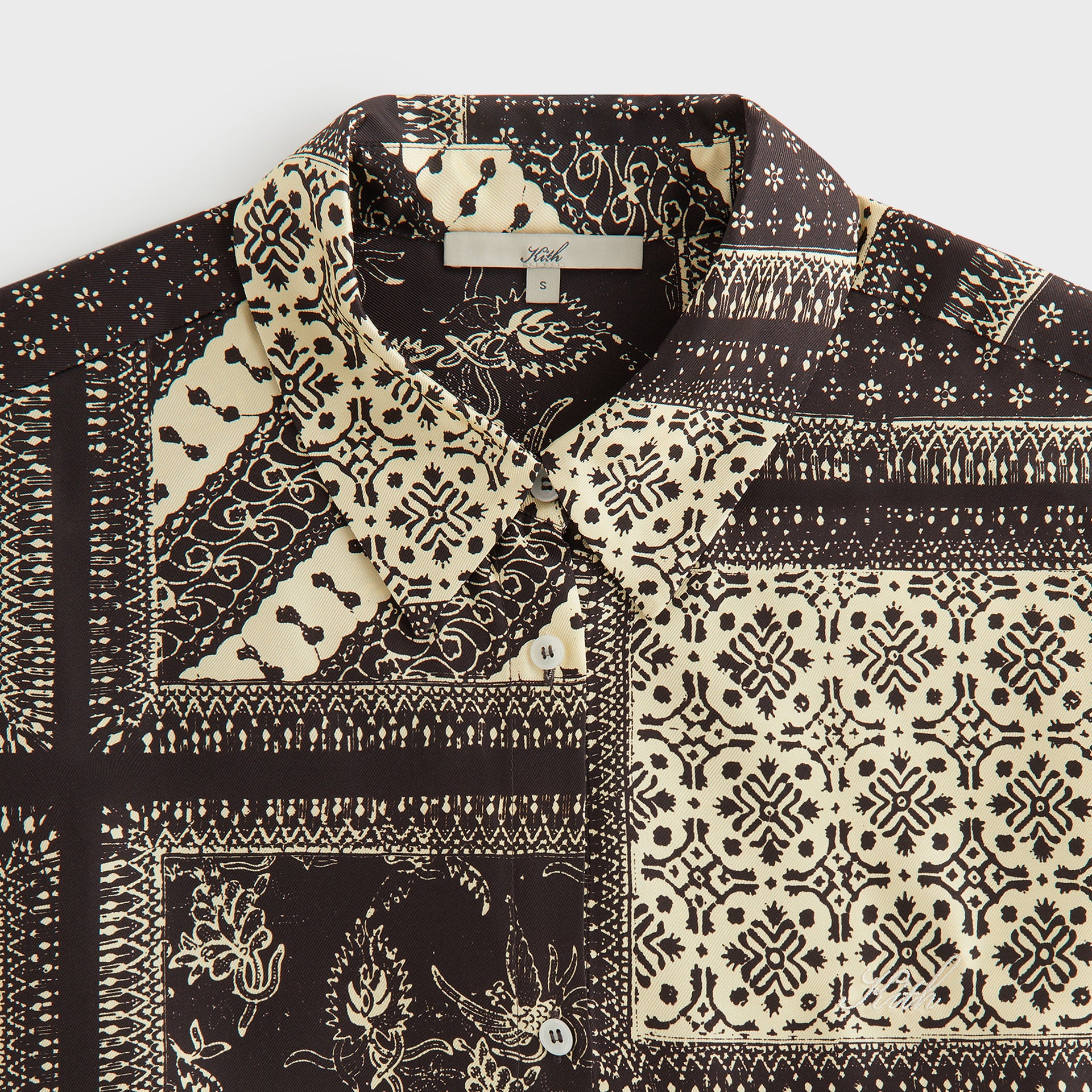 Kith Women Siena Batik Block Print Shirt - Incognito