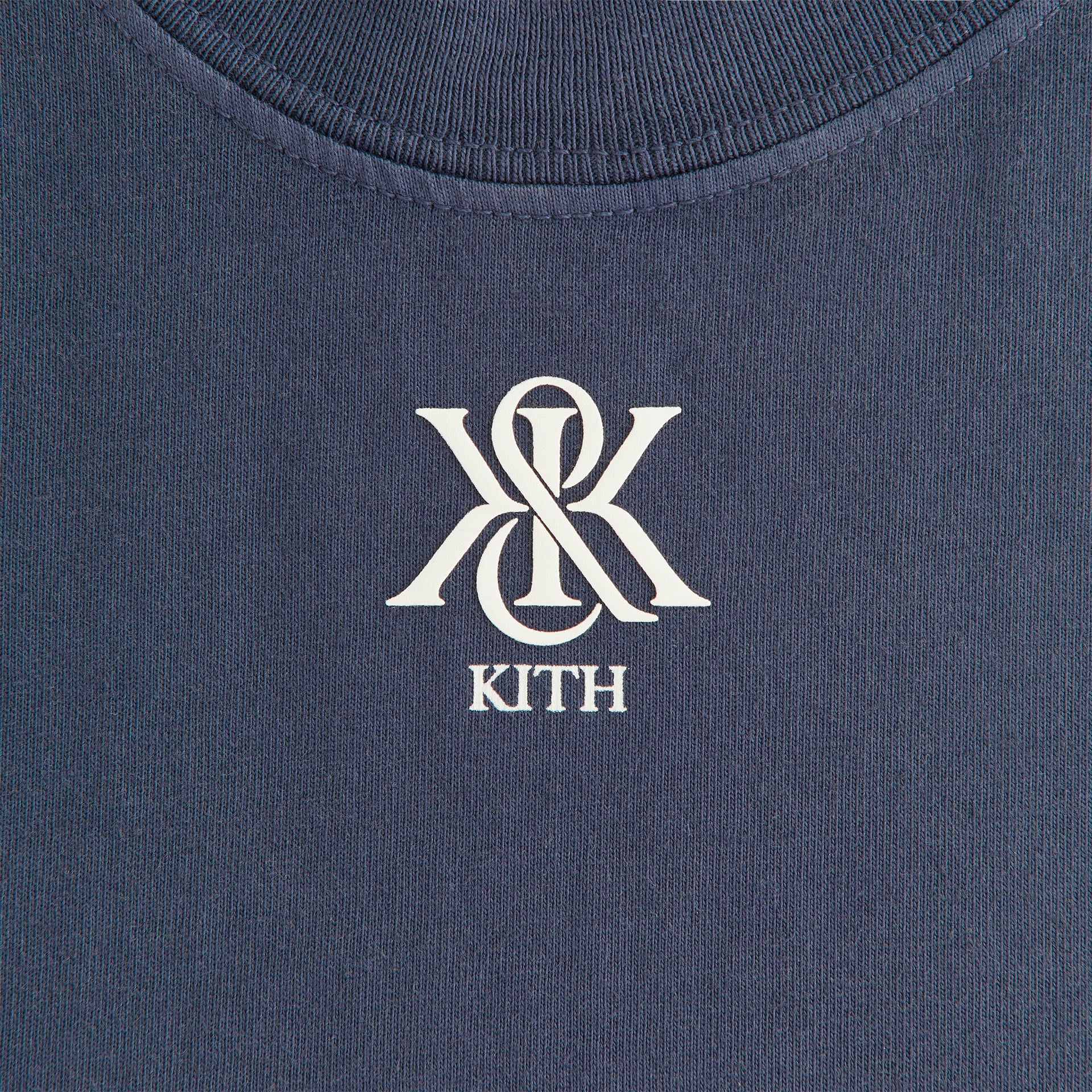 Kith Women Mock Neck Vintage Tee - Nocturnal