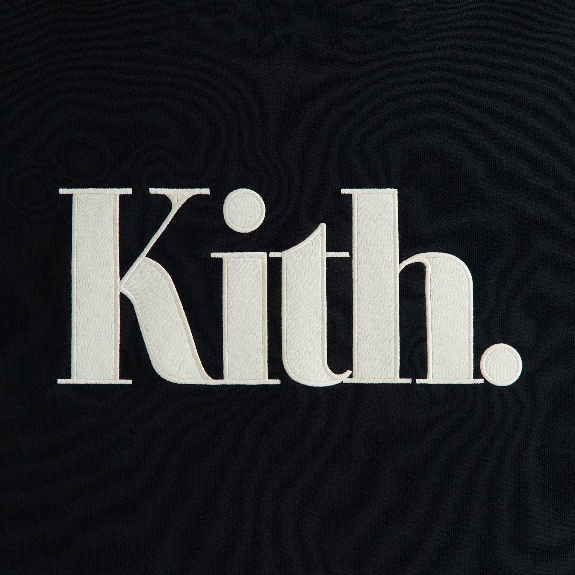 Kith Women Maverick Punctuated Logo Hoodie - Black