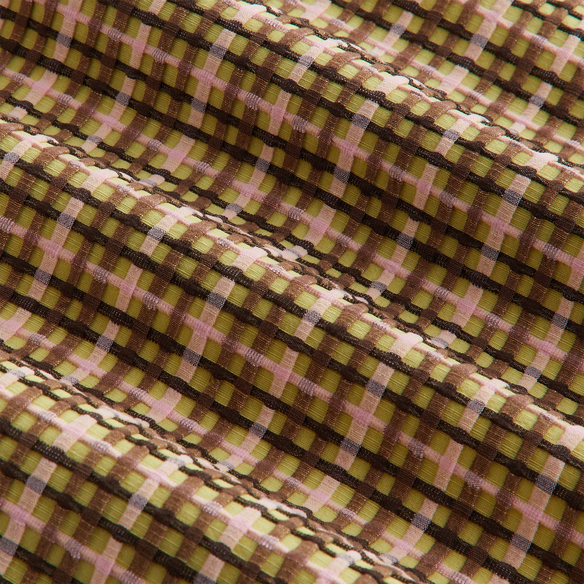 Kith Women Elena II Bubble Check Shirt - Protea