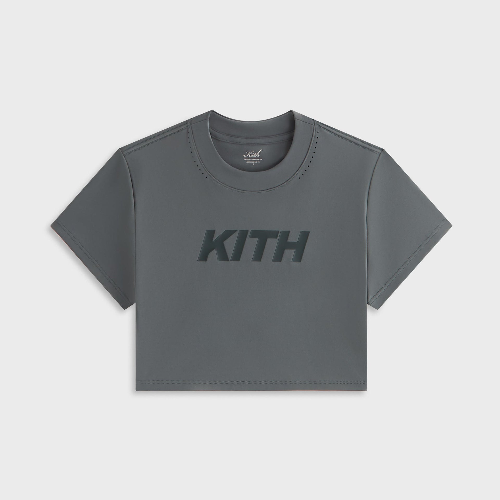 Kith Women Misha Crop Speed Logo Tee - Machine