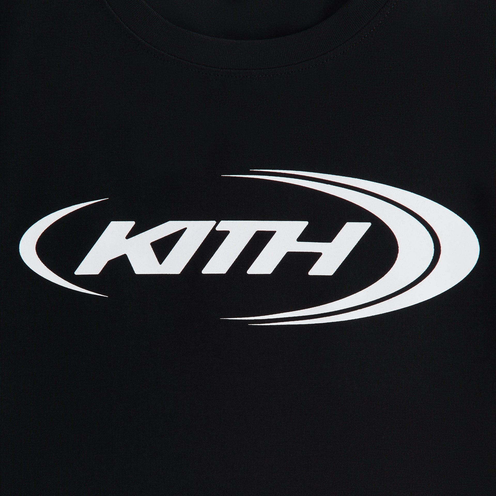 Kith Women Misha Crop Outline Logo Tee - Black