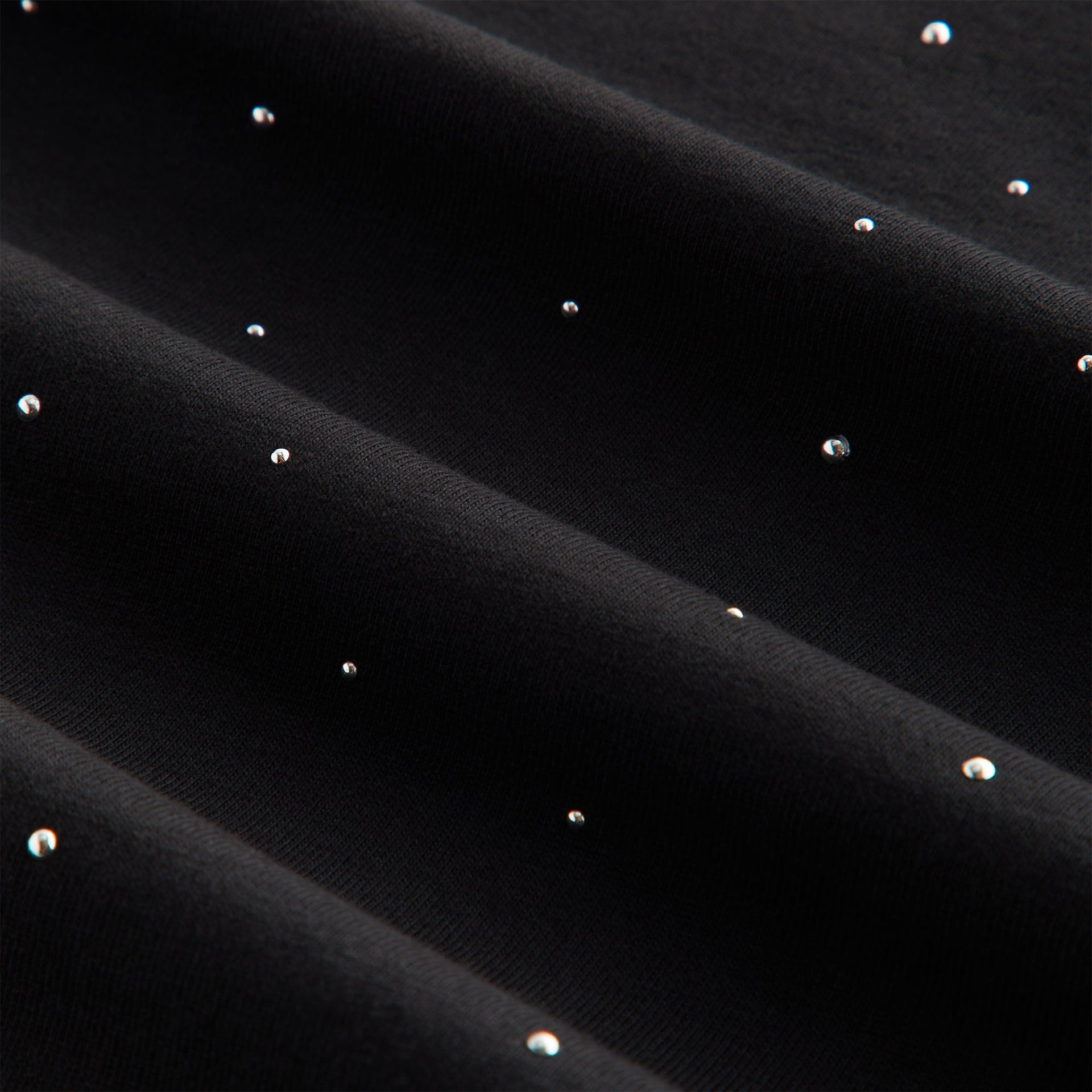 Kith Women Mulberry Vintage Studded Crest Tee - Black