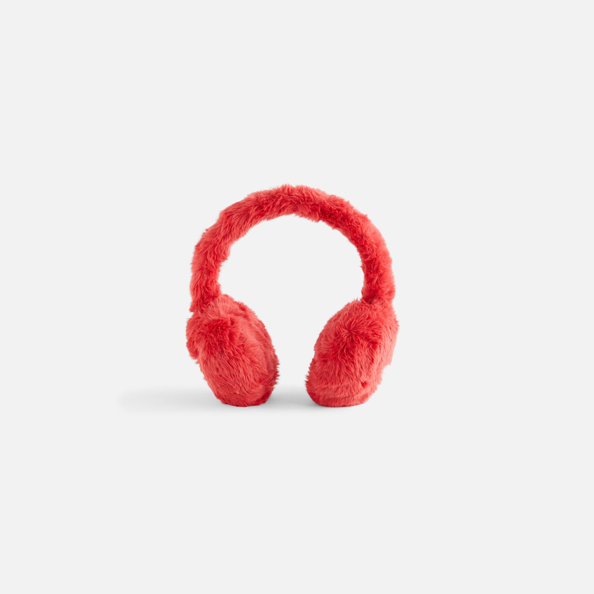 Kith Women Faux Shearling Earmuffs - Cinnabar