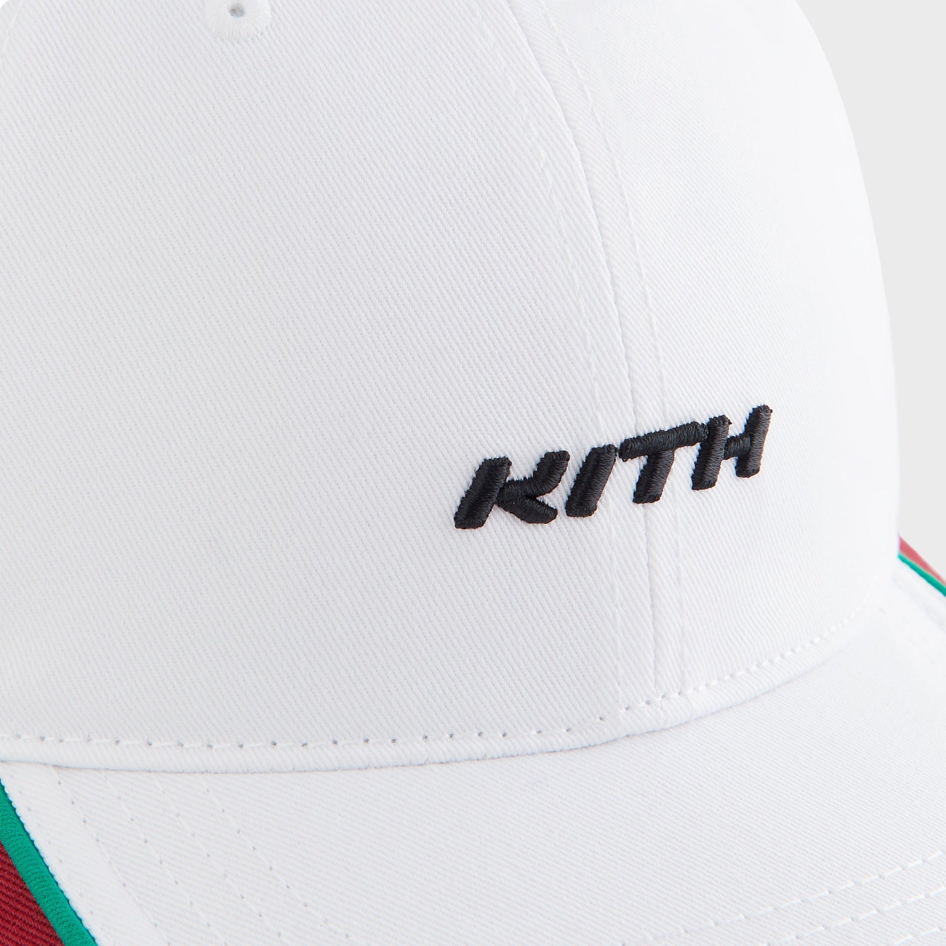 Kith Women Pieced Cotton Twill Cap - White
