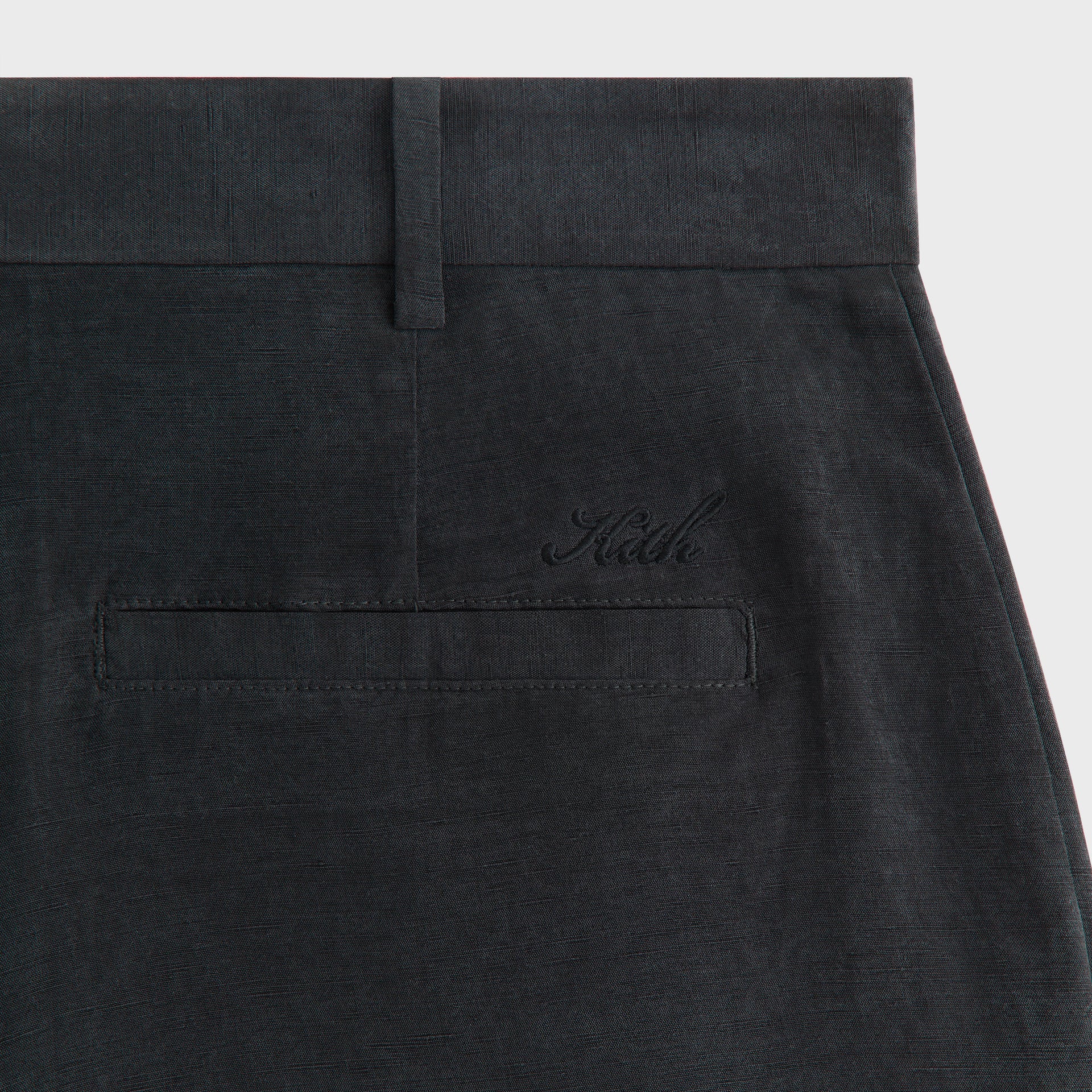 Kith Women Astrid Pleated Trouser Short - Black